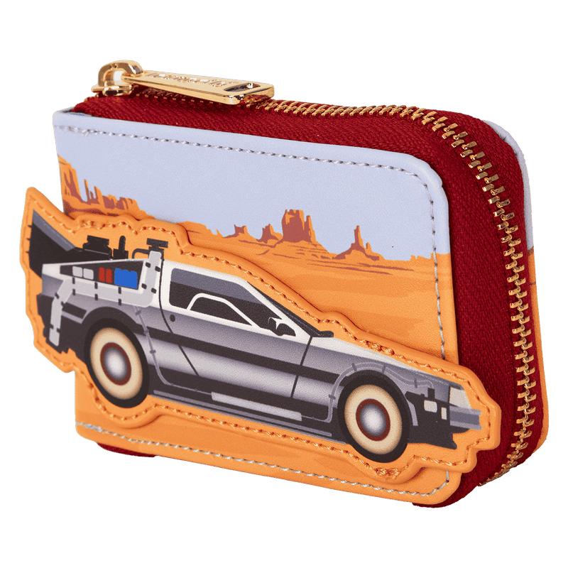 Back To The Future 40th Anniversary Time Machine Accordion Wallet