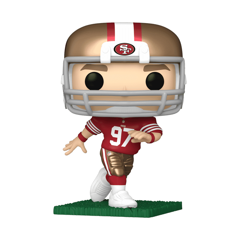 Pop! Nick Bosa (Running) (Red & Gold Uniform)