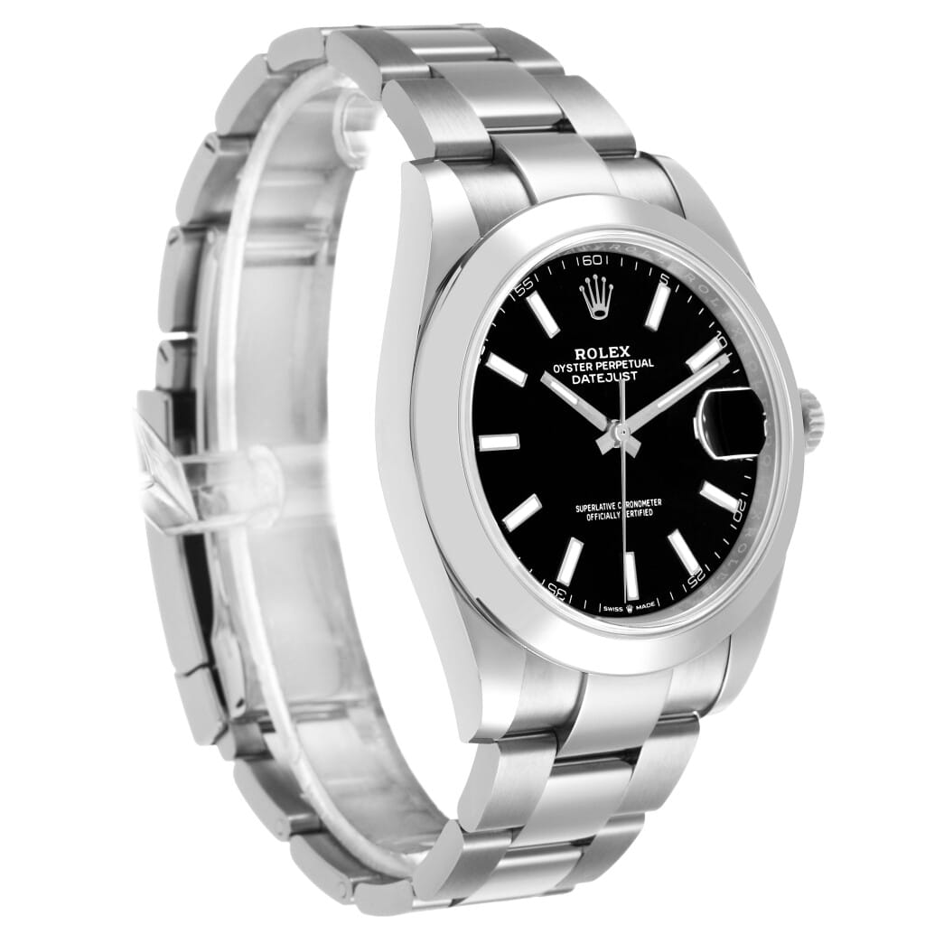 Datejust (Reference 126300). A 41mm stainless steel automatic wristwatch with date. 2022