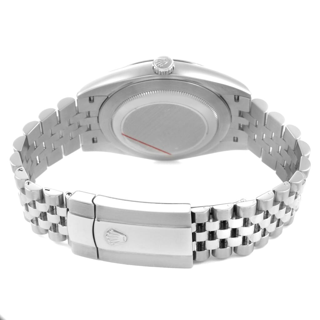 Datejust (Reference 126334). A 41mm stainless steel white gold diamond-set automatic wristwatch with date. 2020
