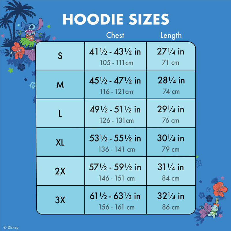 SDCC Limited Edition Stitch Floral Unisex Hoodie