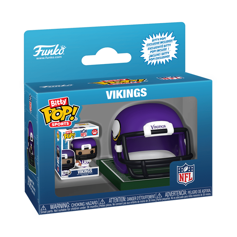 Bitty Pop! Helmet & Player Vikings