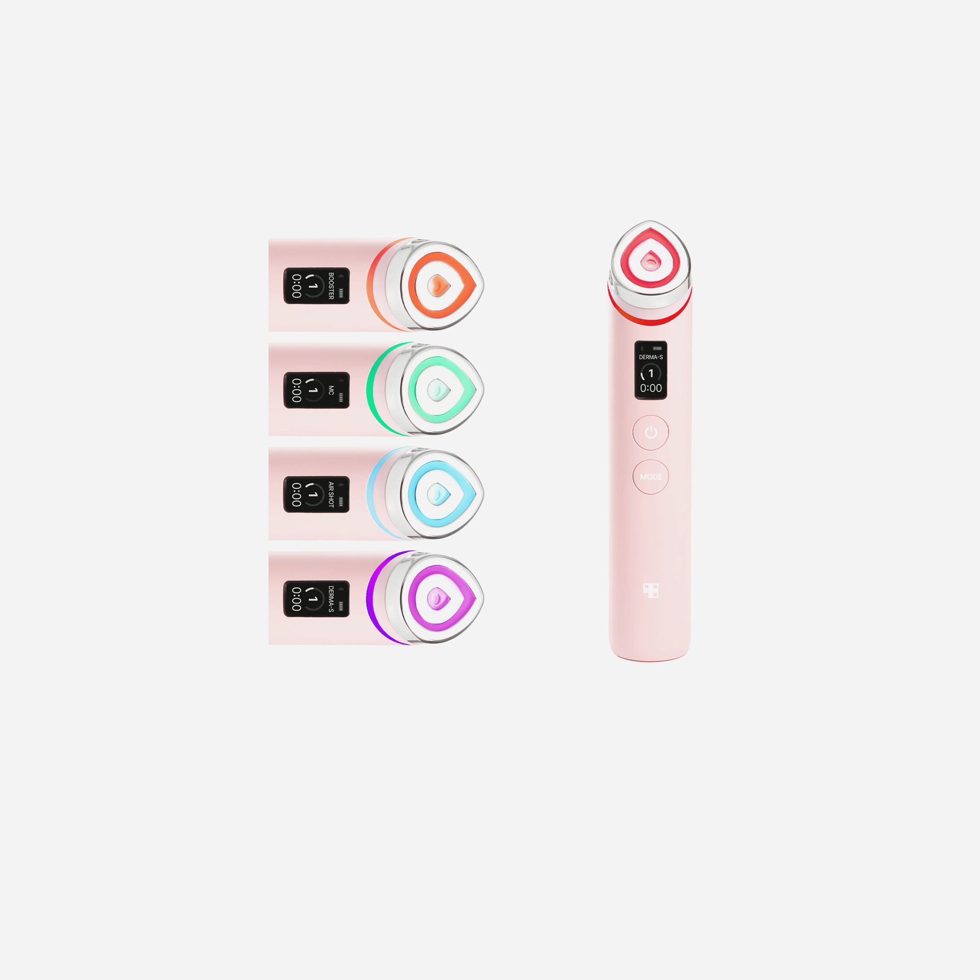 Medicube AGE-R Booster Pro – 6-in-1 Korean Facial Treatment & Glow Device-Pink