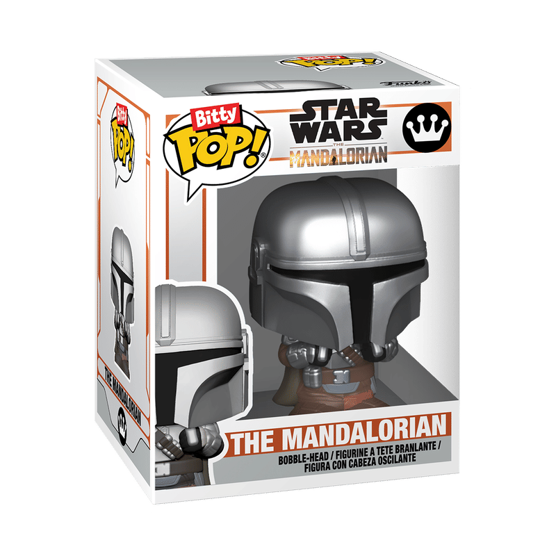 Bitty Pop! Rides The Mandalorian in N1 Starfighter (with Grogu)