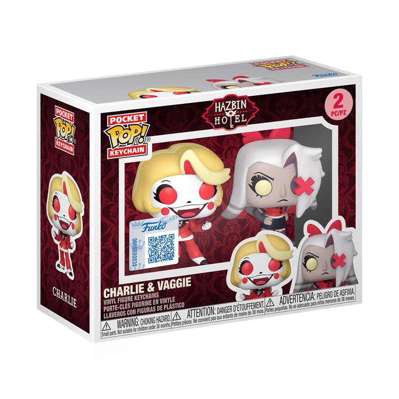 Pop! Keychain Charlie & Vaggie 2-Pack