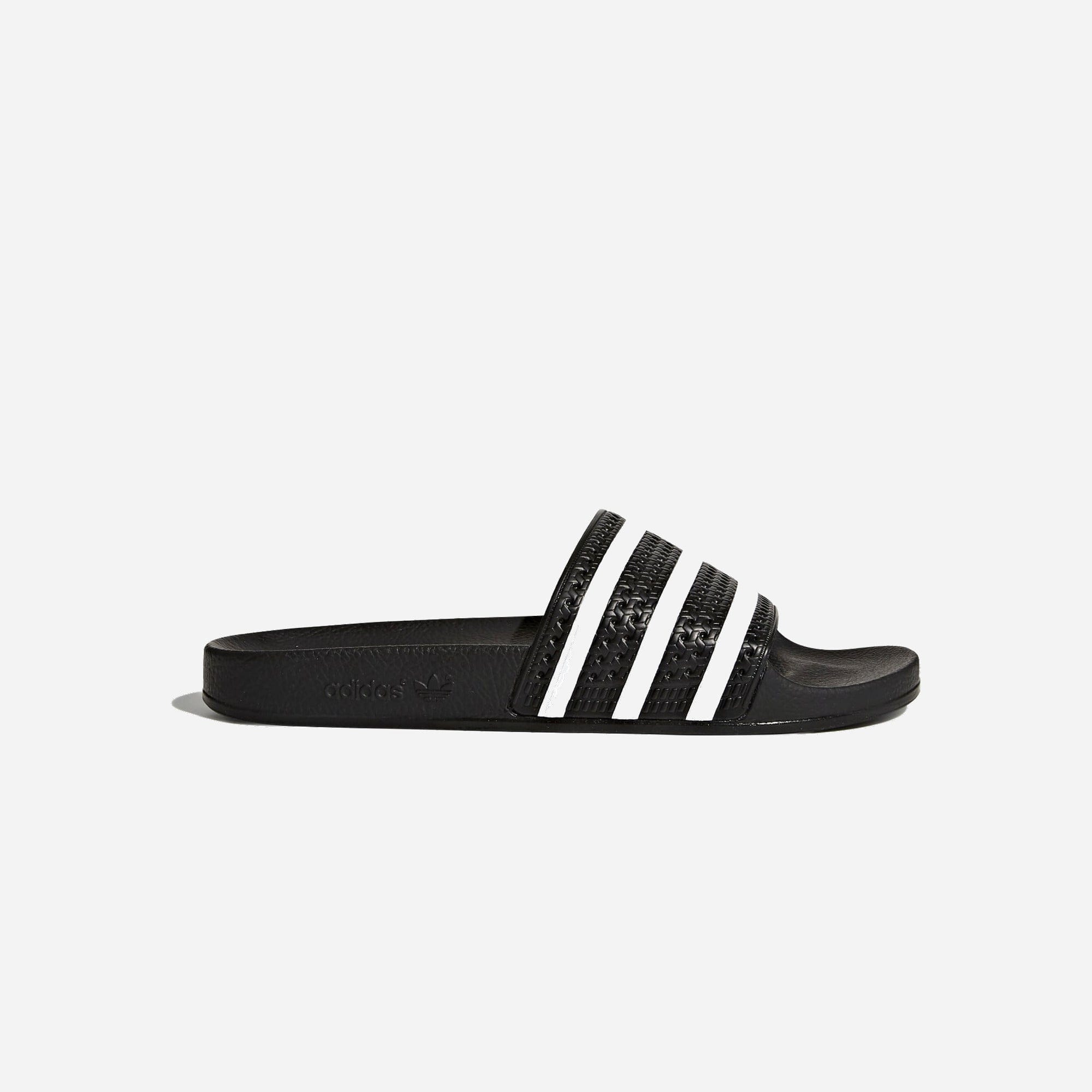 Adidas Adilette Slides Core Black White Core Black WMNS