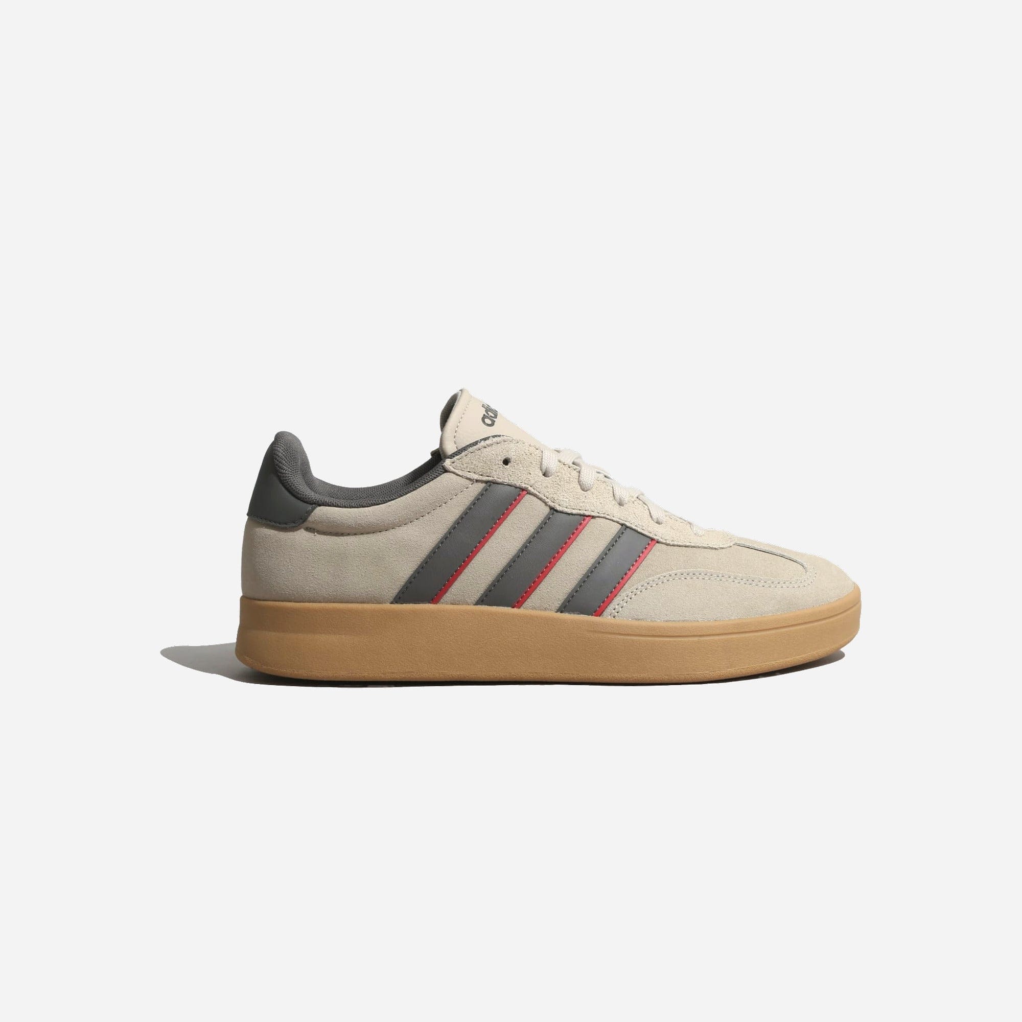 Adidas Barreda Ikd Wonder Beige Charcoal Semi Lucid Red WMNS