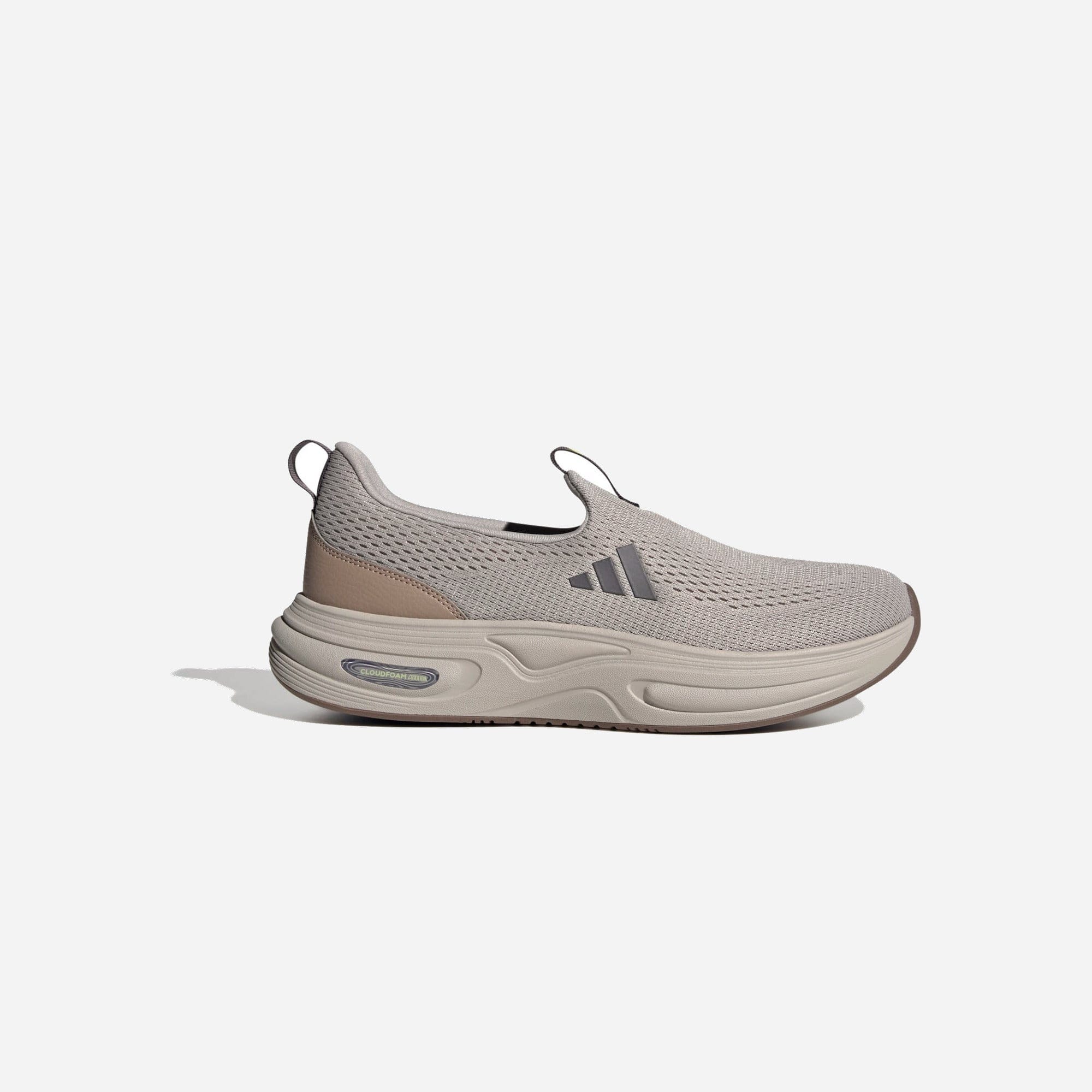 Adidas Cloudfoam Cuxxion Lounge Light Brown Grey Strata Semi Frozen Lemon WMNS