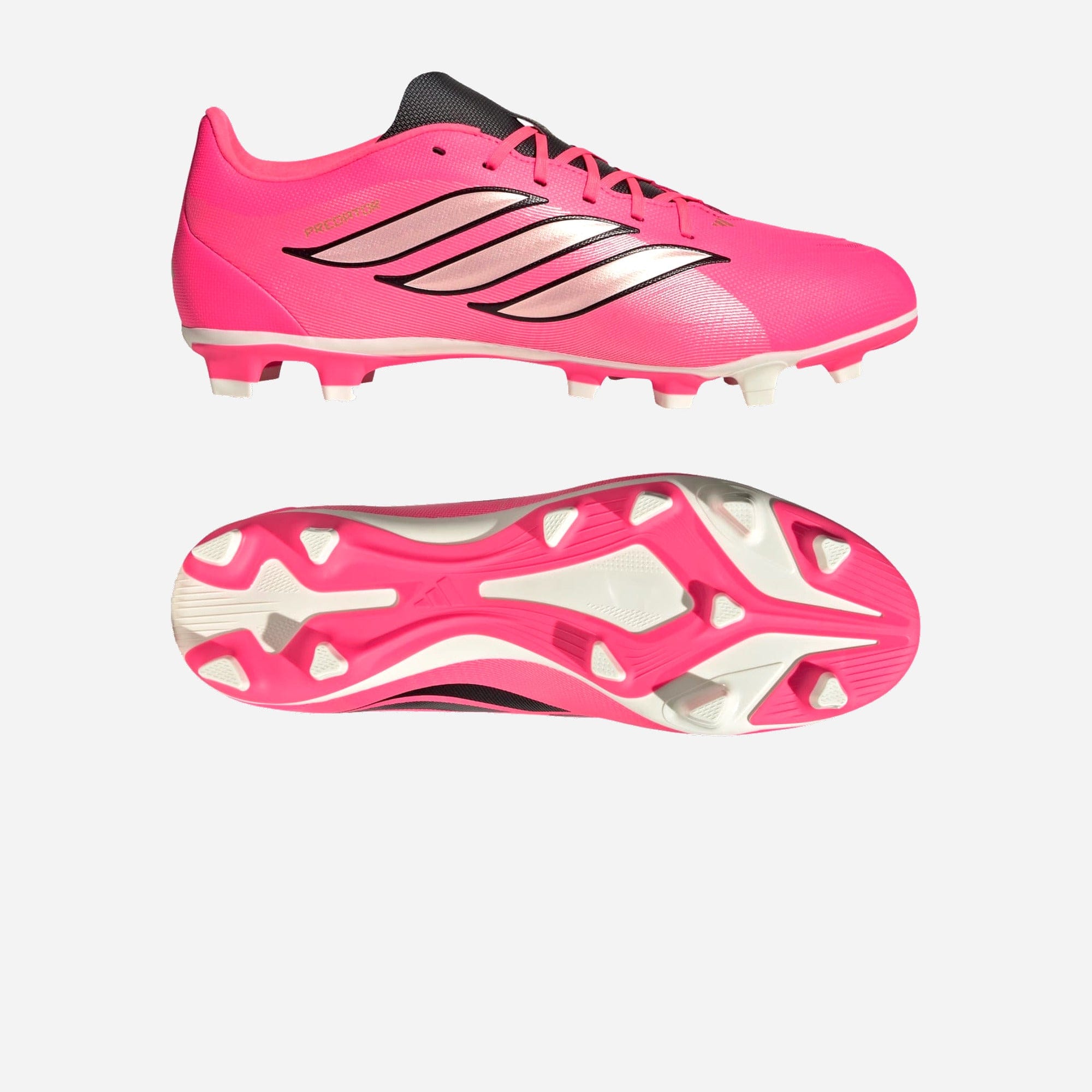 Adidas Predator Club Firm Ground/ Multi Ground Football Boots Solar Turbo Thermal Chrome Core Black WMNS