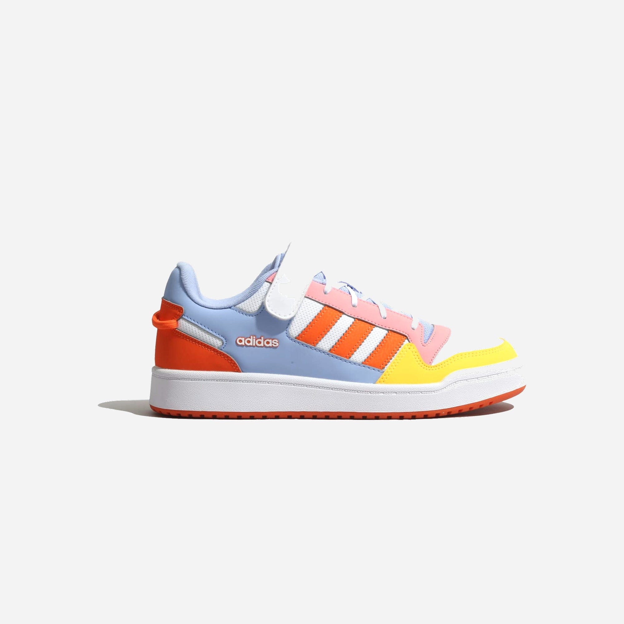 Adidas Heather Low Cloud White Spark Blue Spark Semi Impact Orange WMNS
