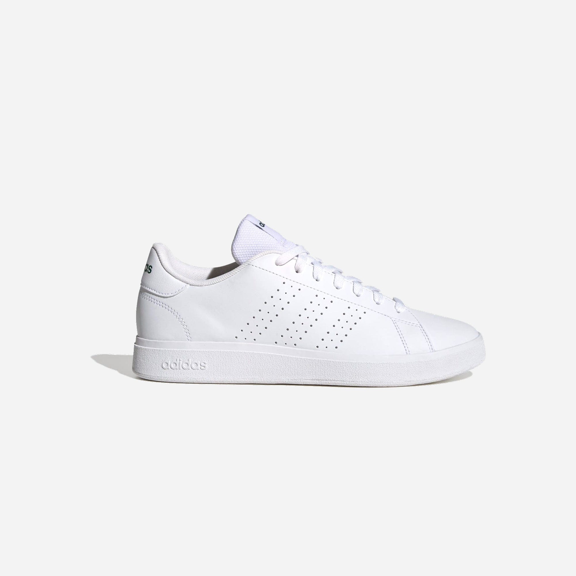 Adidas Advantage Base 2.0 Cloud White Collegiate Green WMNS
