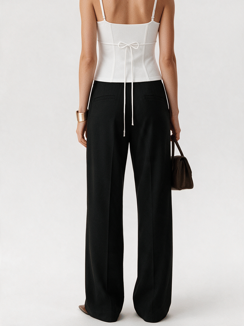 Valeria Floral Cut-Out Top - White