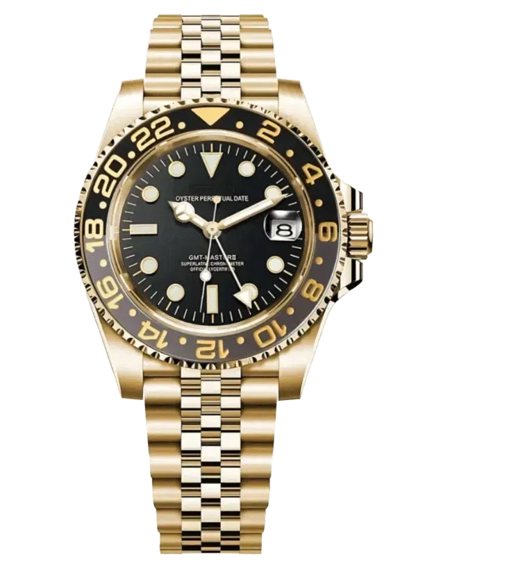 RootMod GMT Full Gold (Original Seiko Movement)