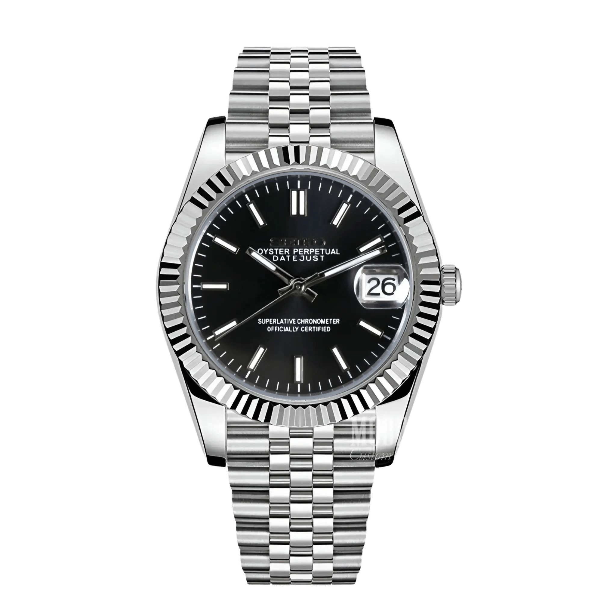 ModJust Classic Black (Original Seiko Movement)