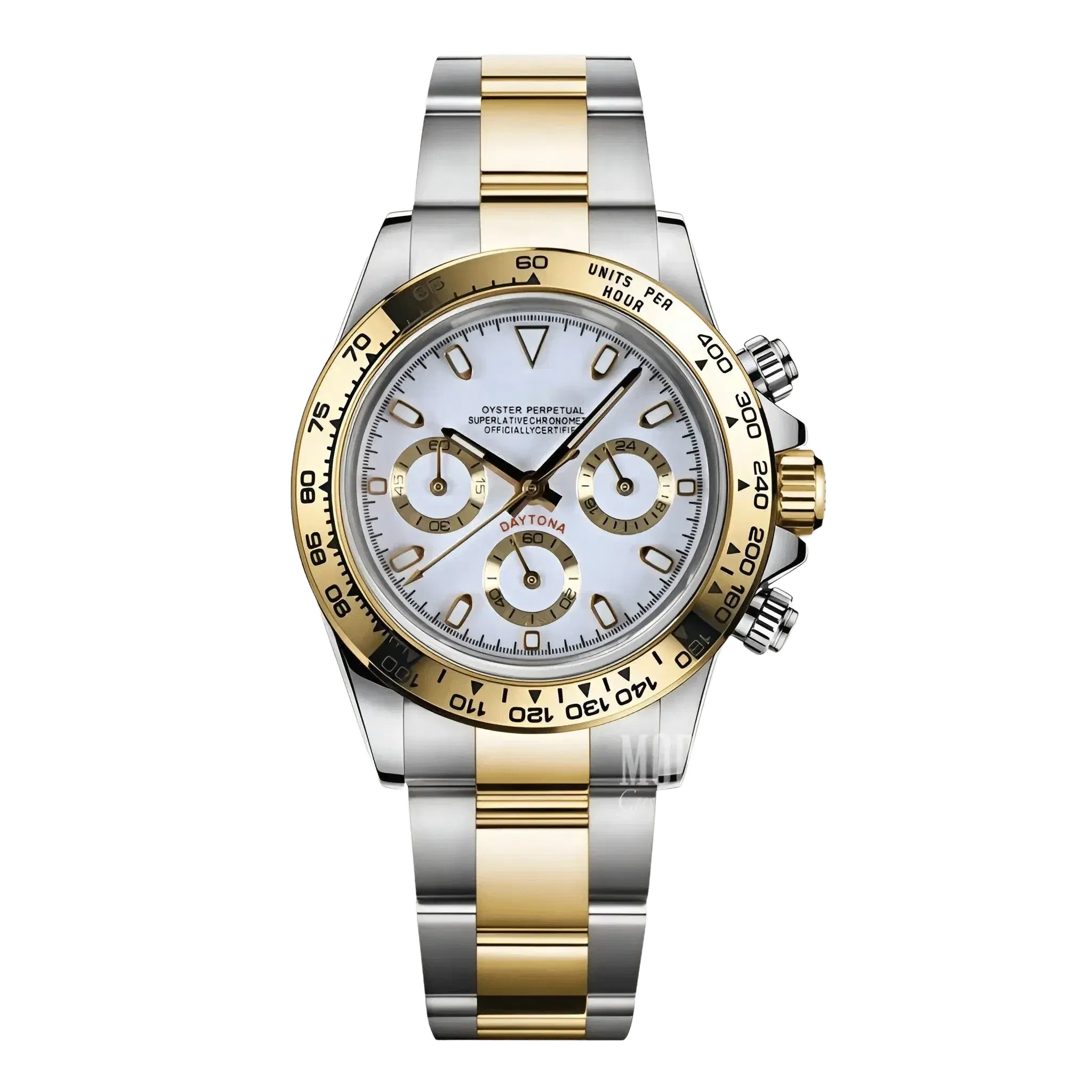 Modtona gold white (Original Seiko Movement)