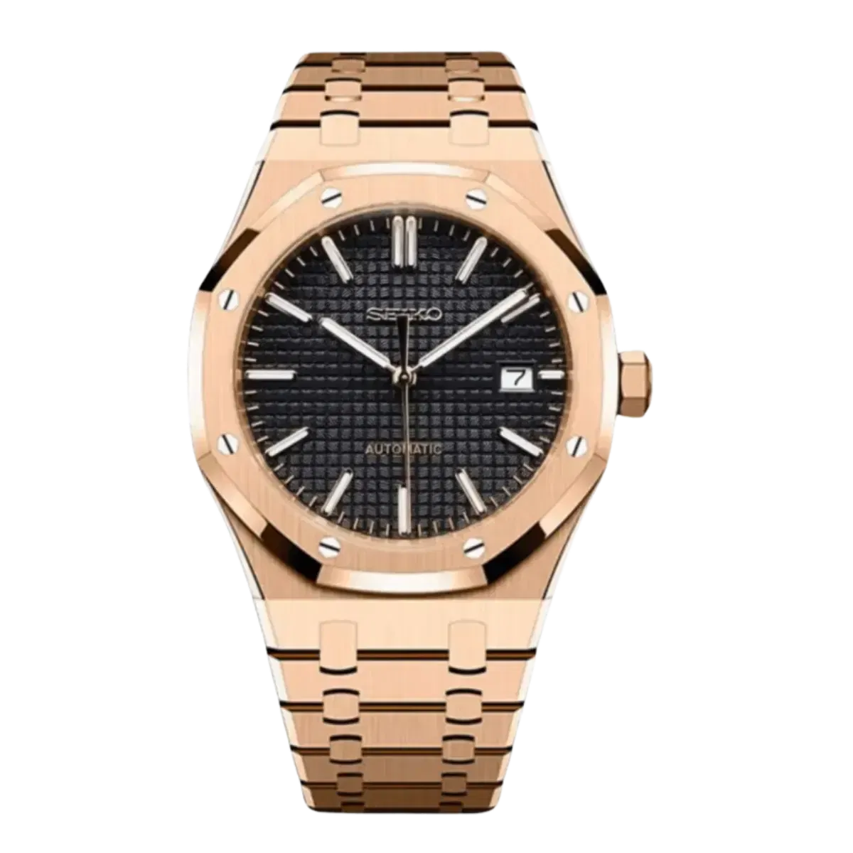 ModOak Rose Gold (Original Seiko Movement)