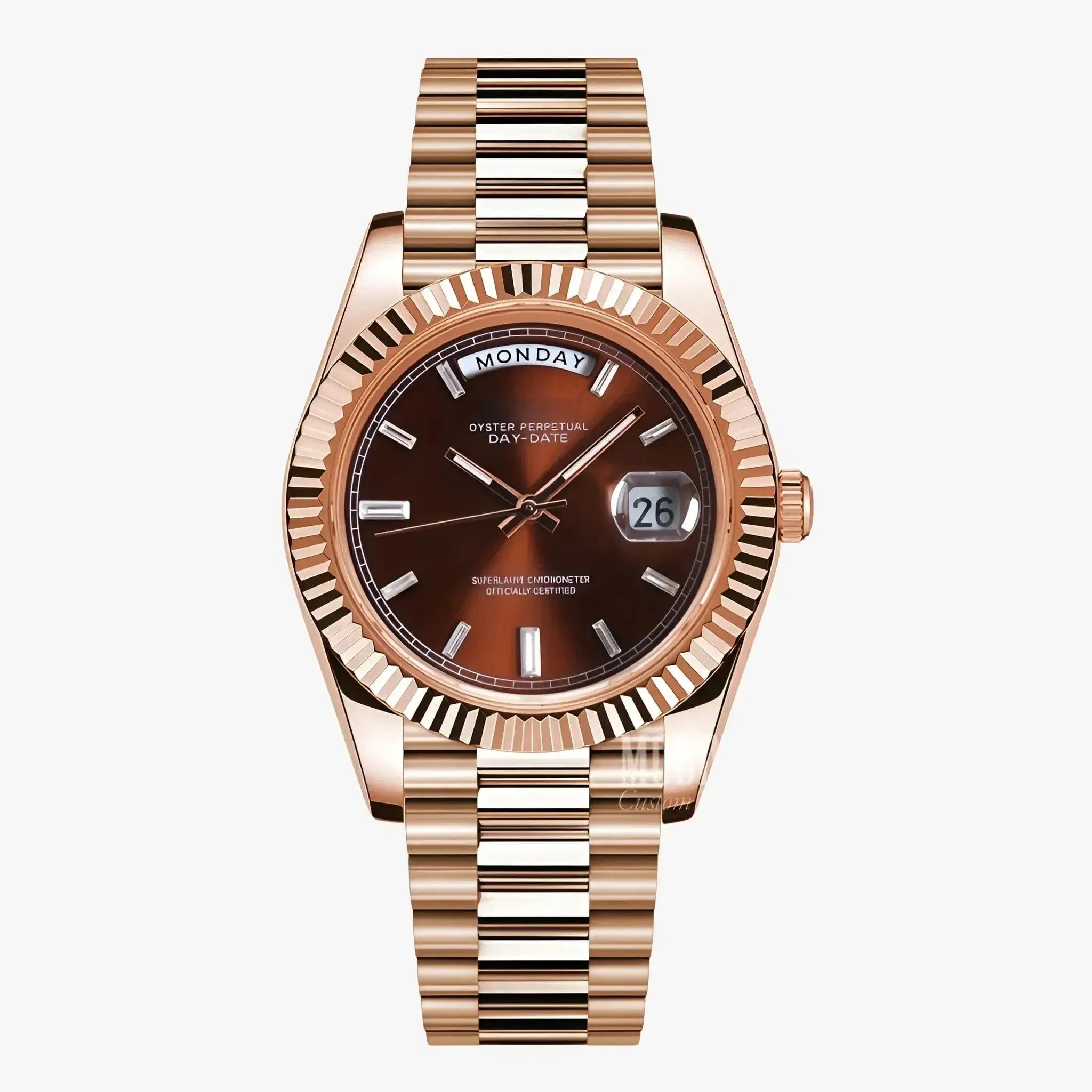 DayMod Rose Gold Chocolate (Original Seiko Movement)