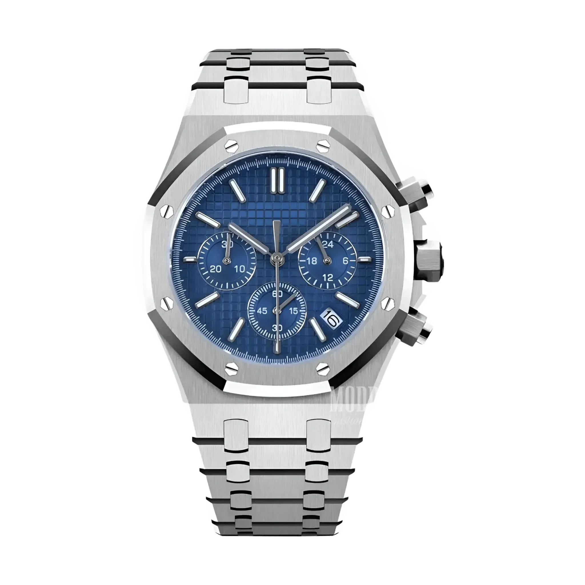 ModOak Chrono Blue (Original Seiko Movement)