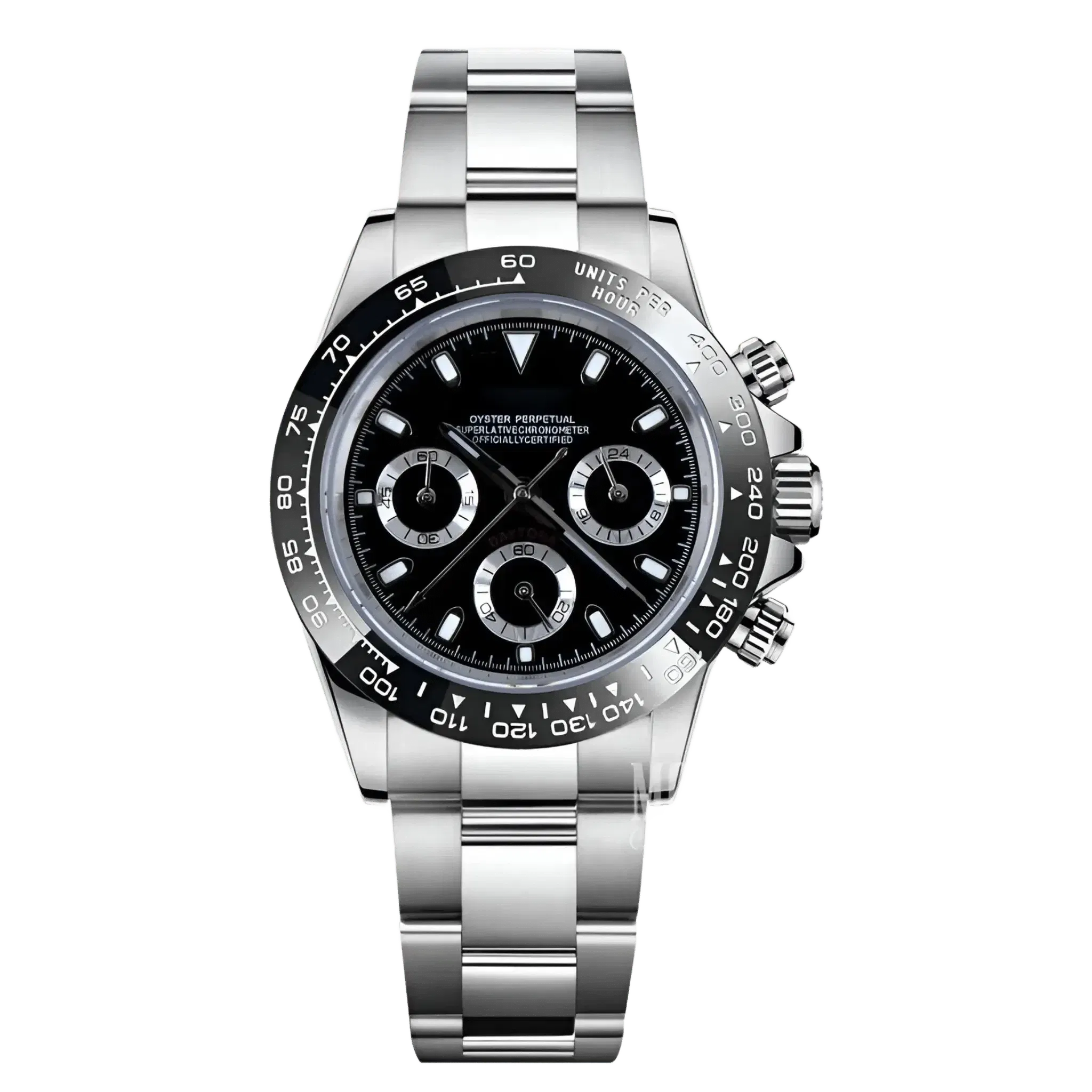 Modtona black Panda (Original Seiko Movement)