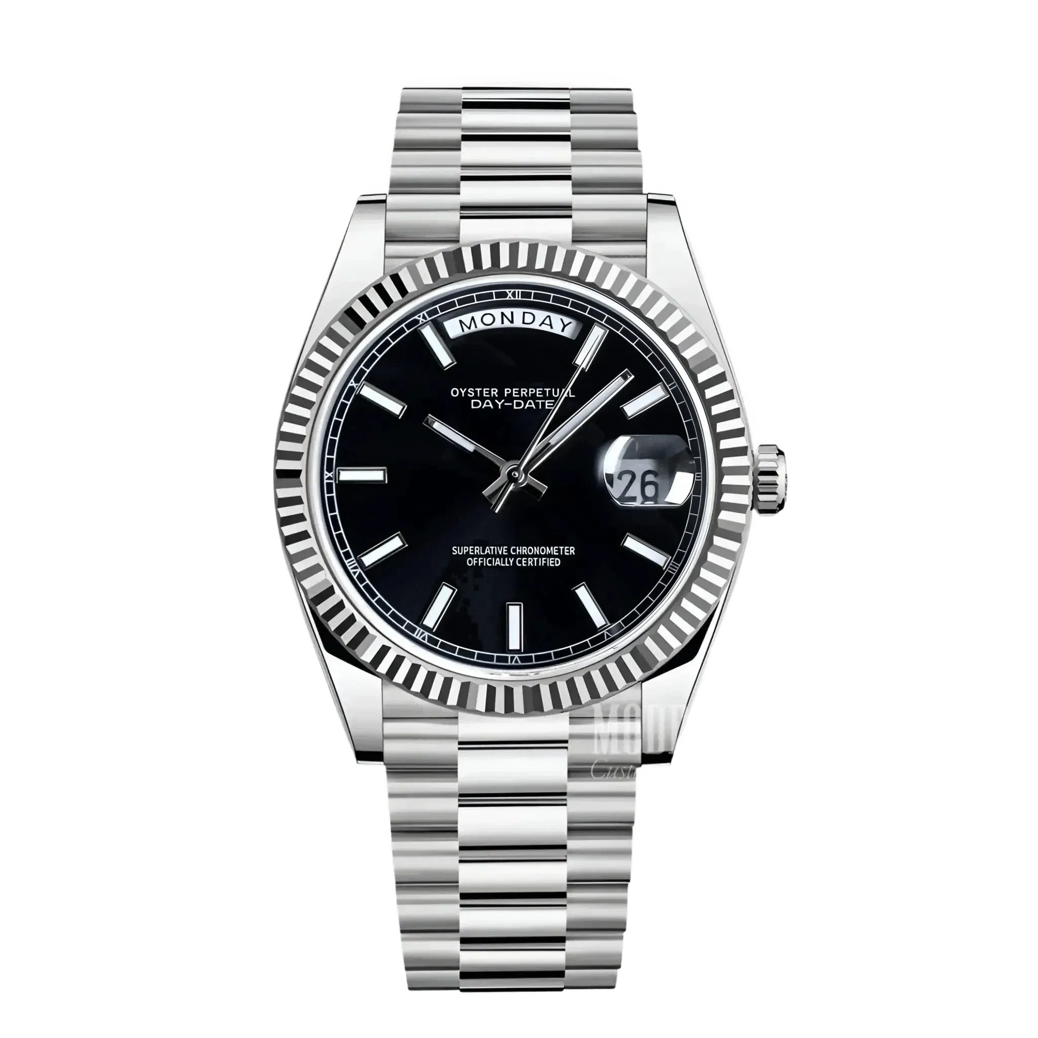 ModJust Daydate Classic Black (Original Seiko Movement)