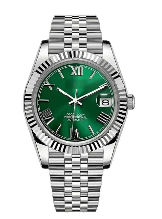 ModJust Green Roman (Original Seiko Movement)