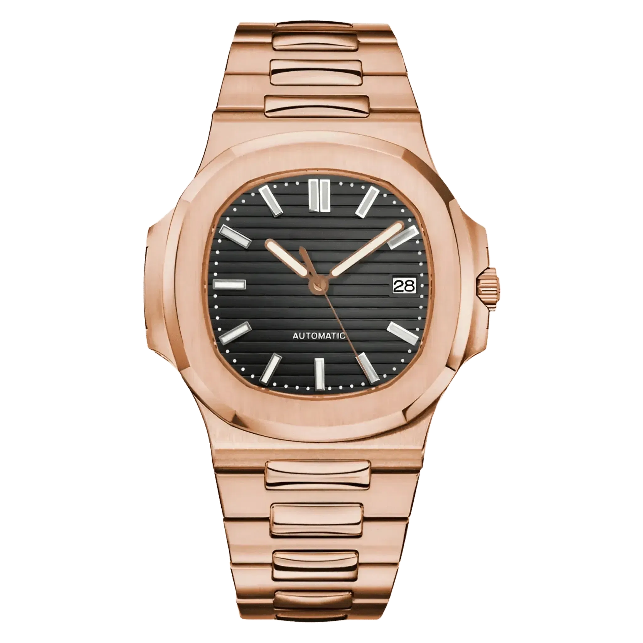 ModNaut Rose Gold Black (Original Seiko Movement)