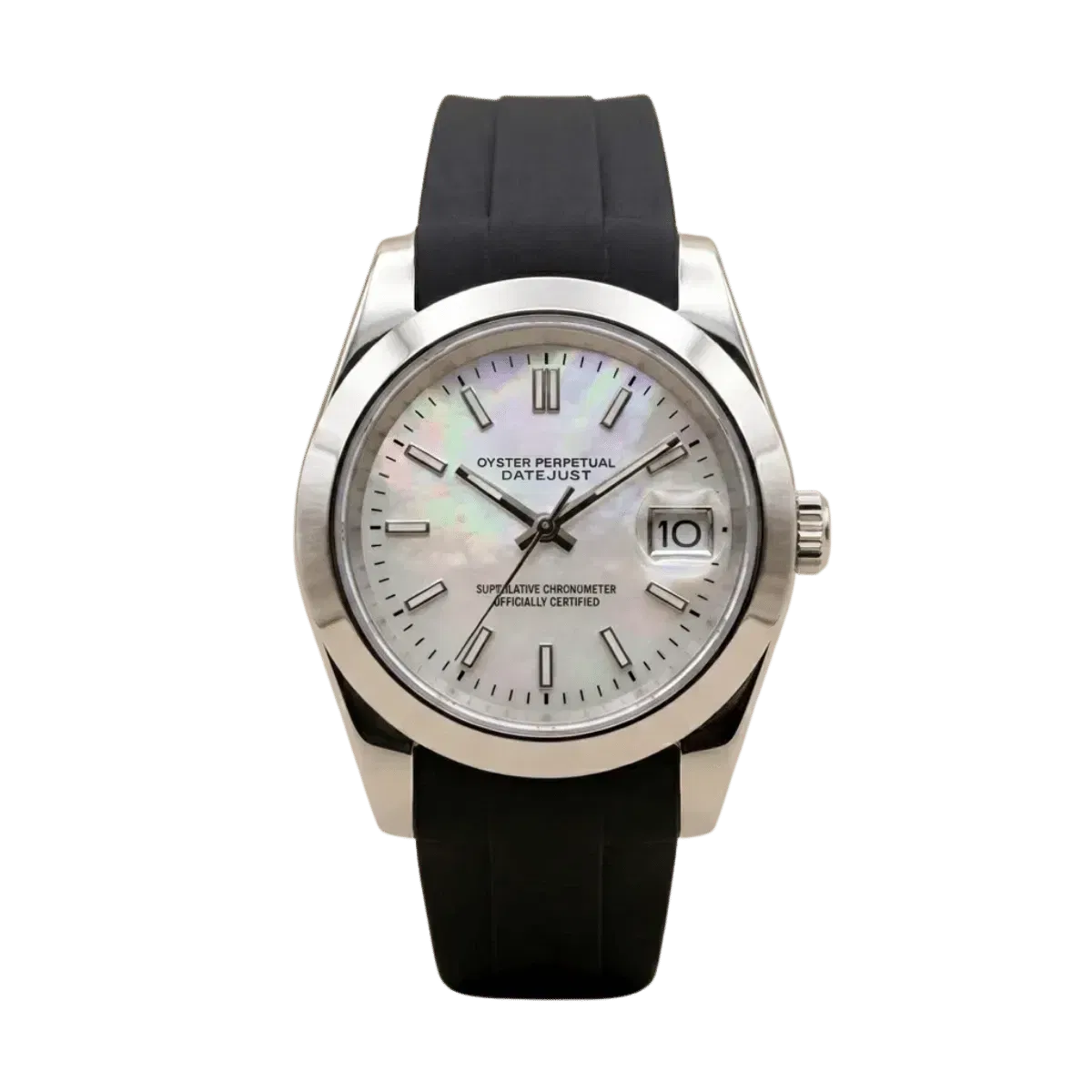 ModJust Luxury Sport Mother of Pearl Dial, Sapphire Glass and Original (Original Seiko Movement)