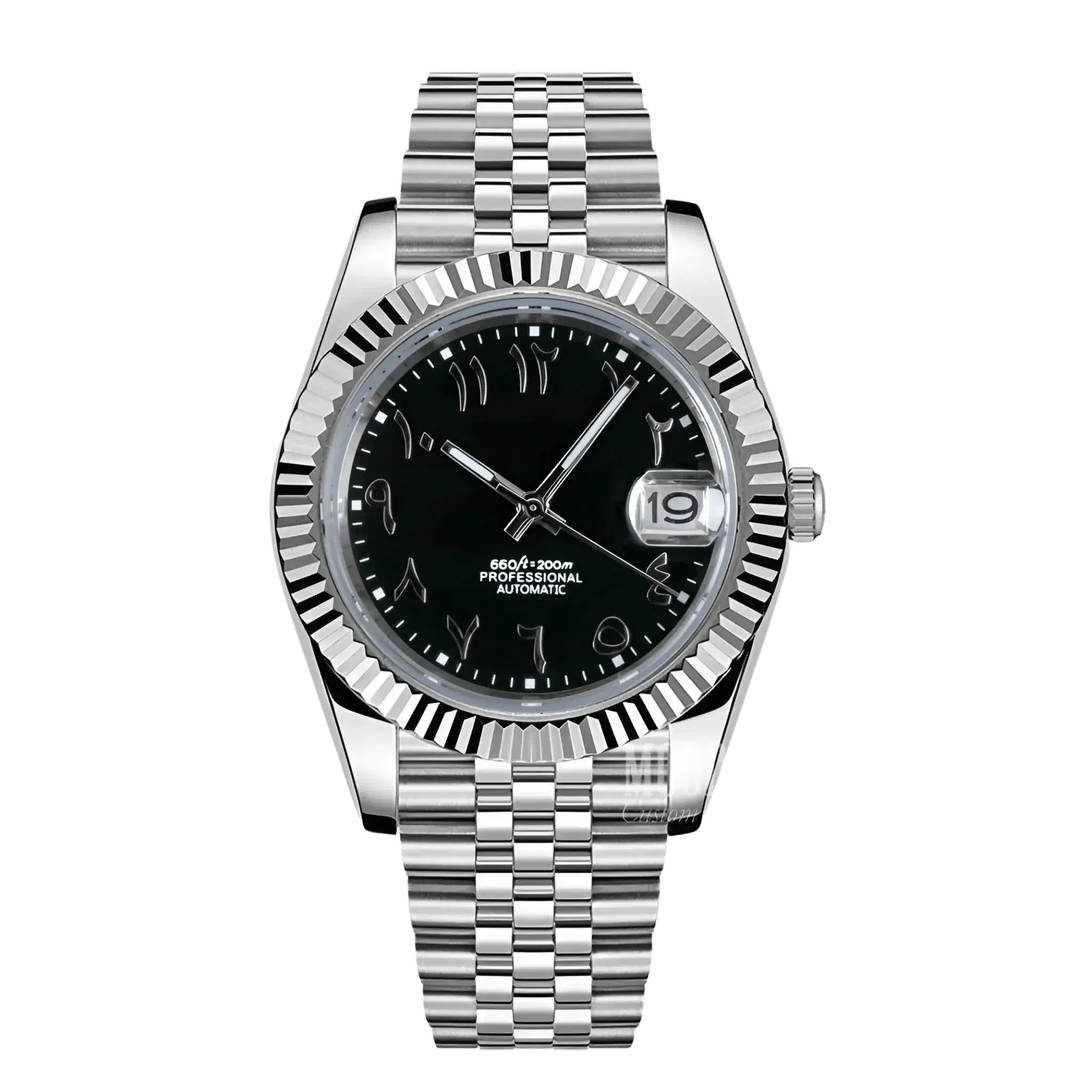 ModJust Black Arabic (Original Seiko Movement)