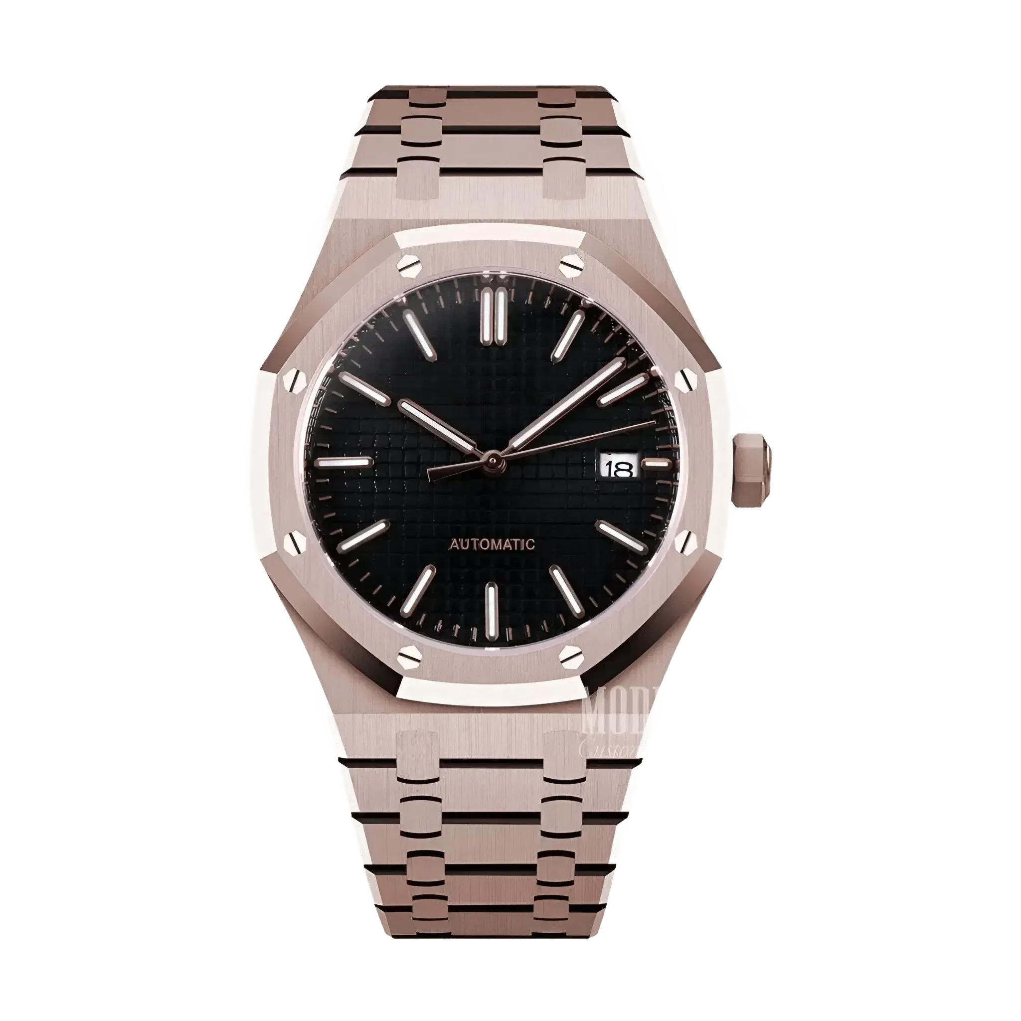 ModOak Rose Gold Black (Original Seiko Movement)