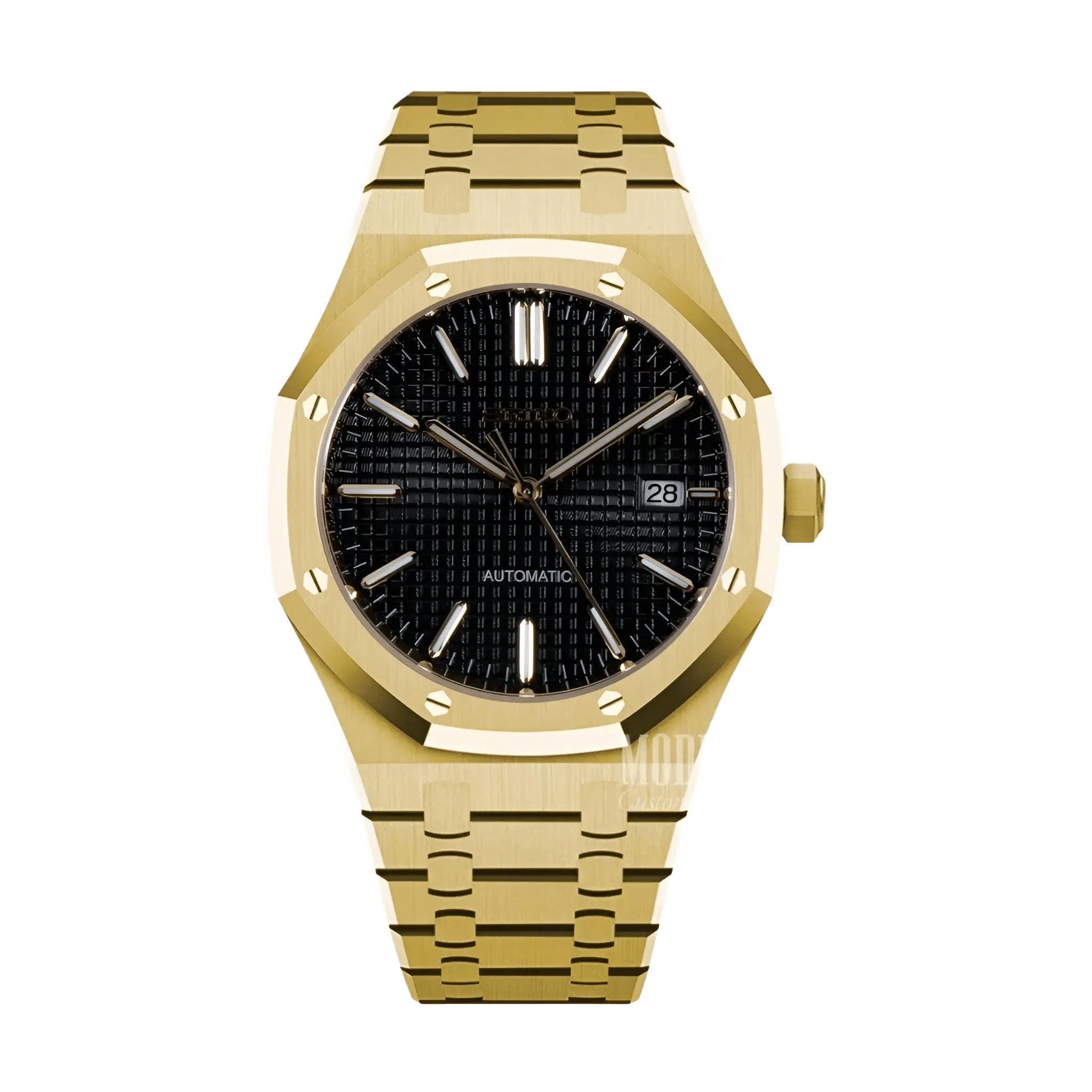 ModOak Yellow Gold (Original Seiko Movement)