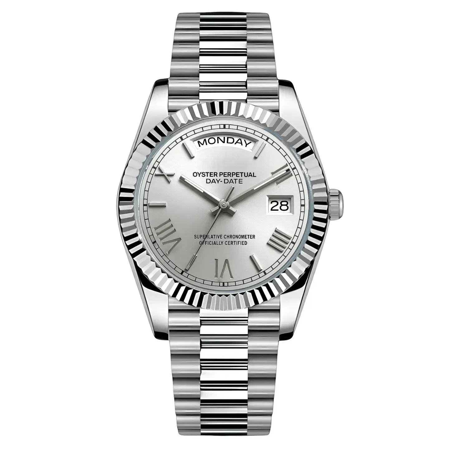 ModJust WHITE ROMAN (Original Seiko Movement)