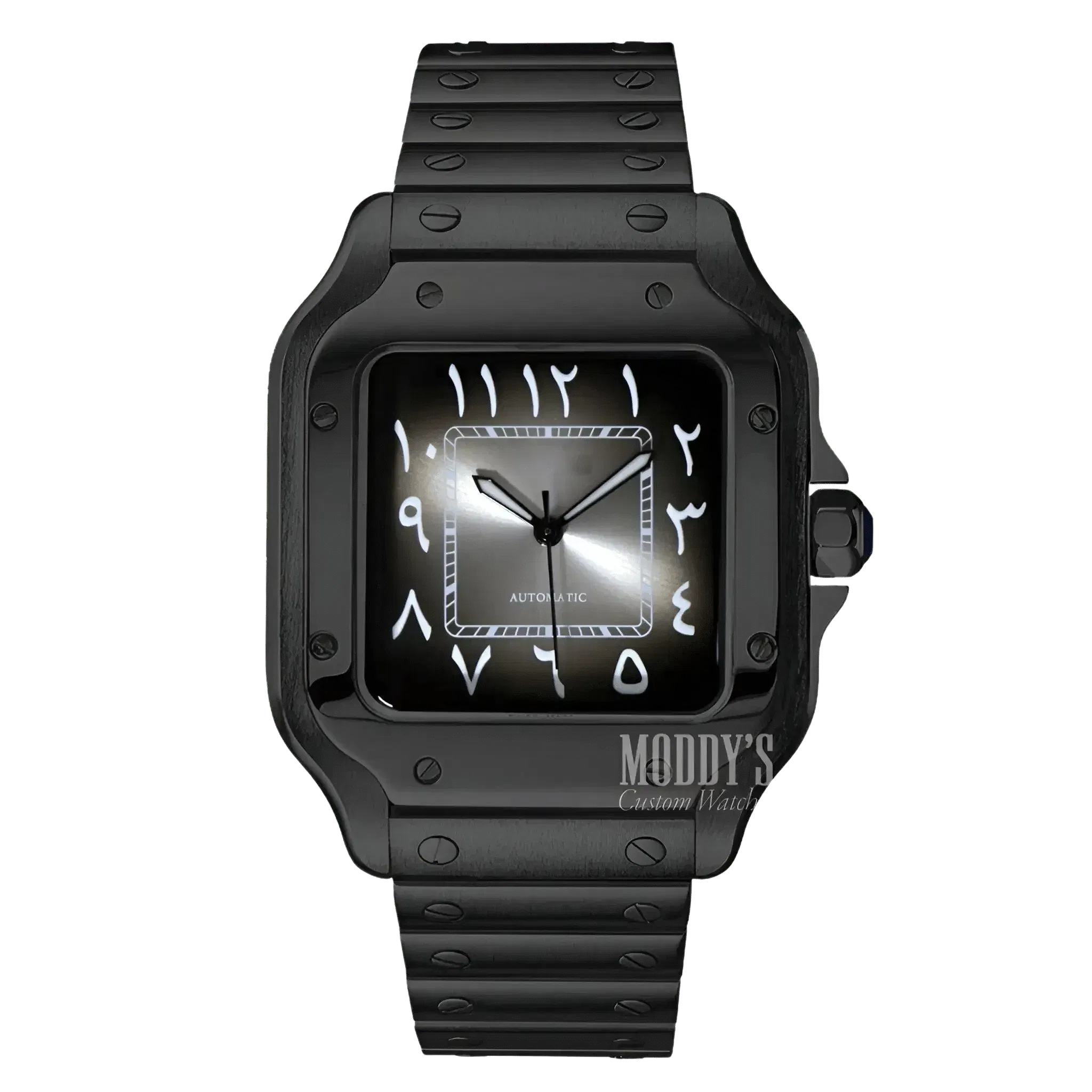 SantMod Black Ghost Arabic (Original Seiko Movement)