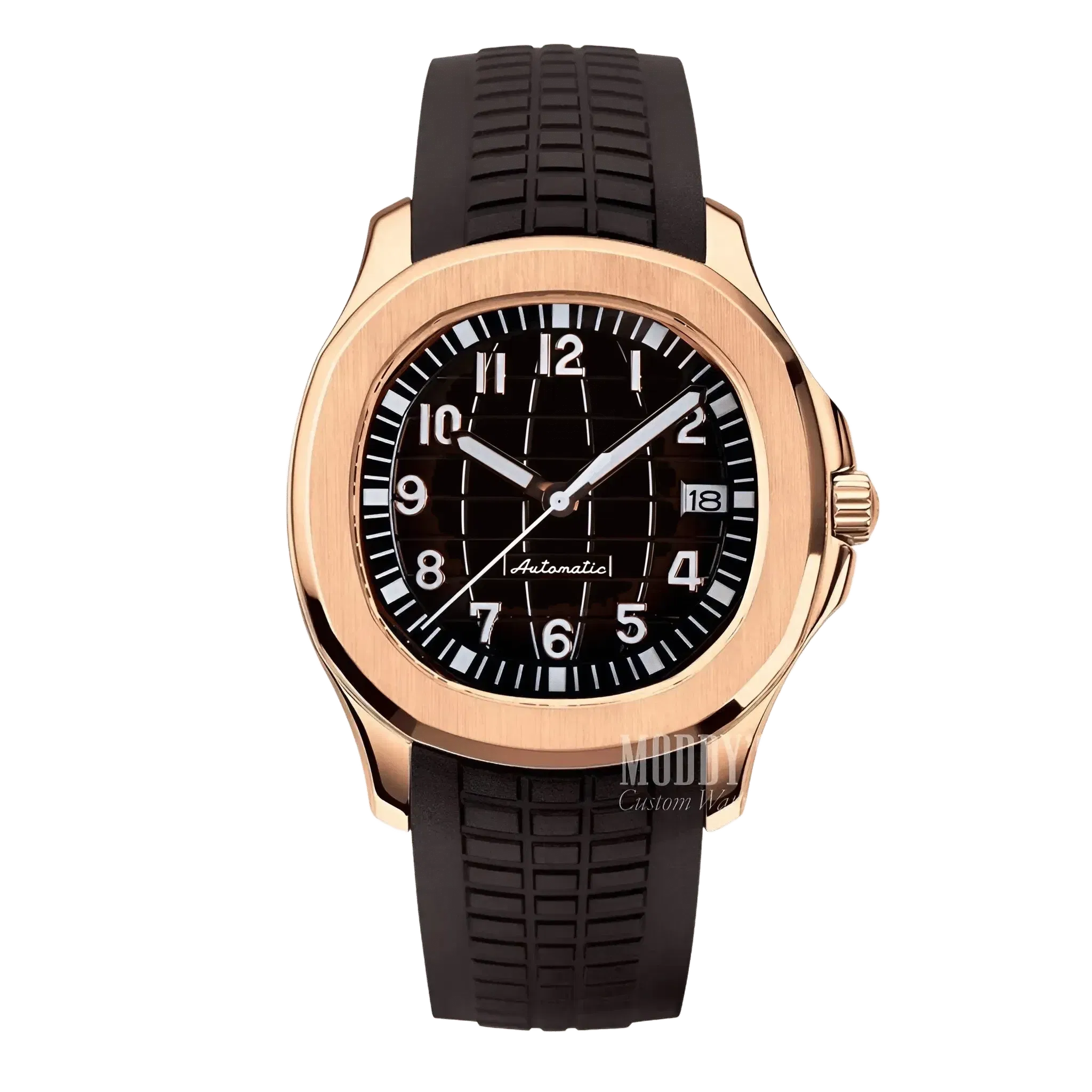 Mod Brown (Rose Gold) (Original Seiko Movement)