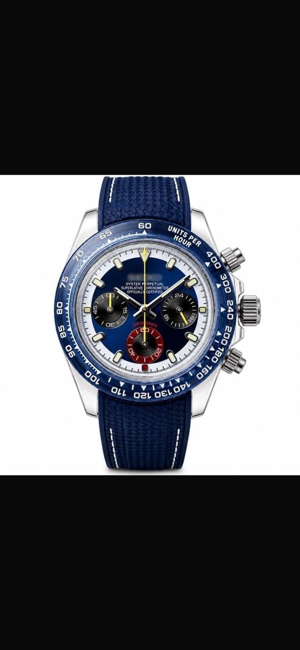 Seiko Daytona Custom Mod – Royal Blue Chronograph (Premium Edition)