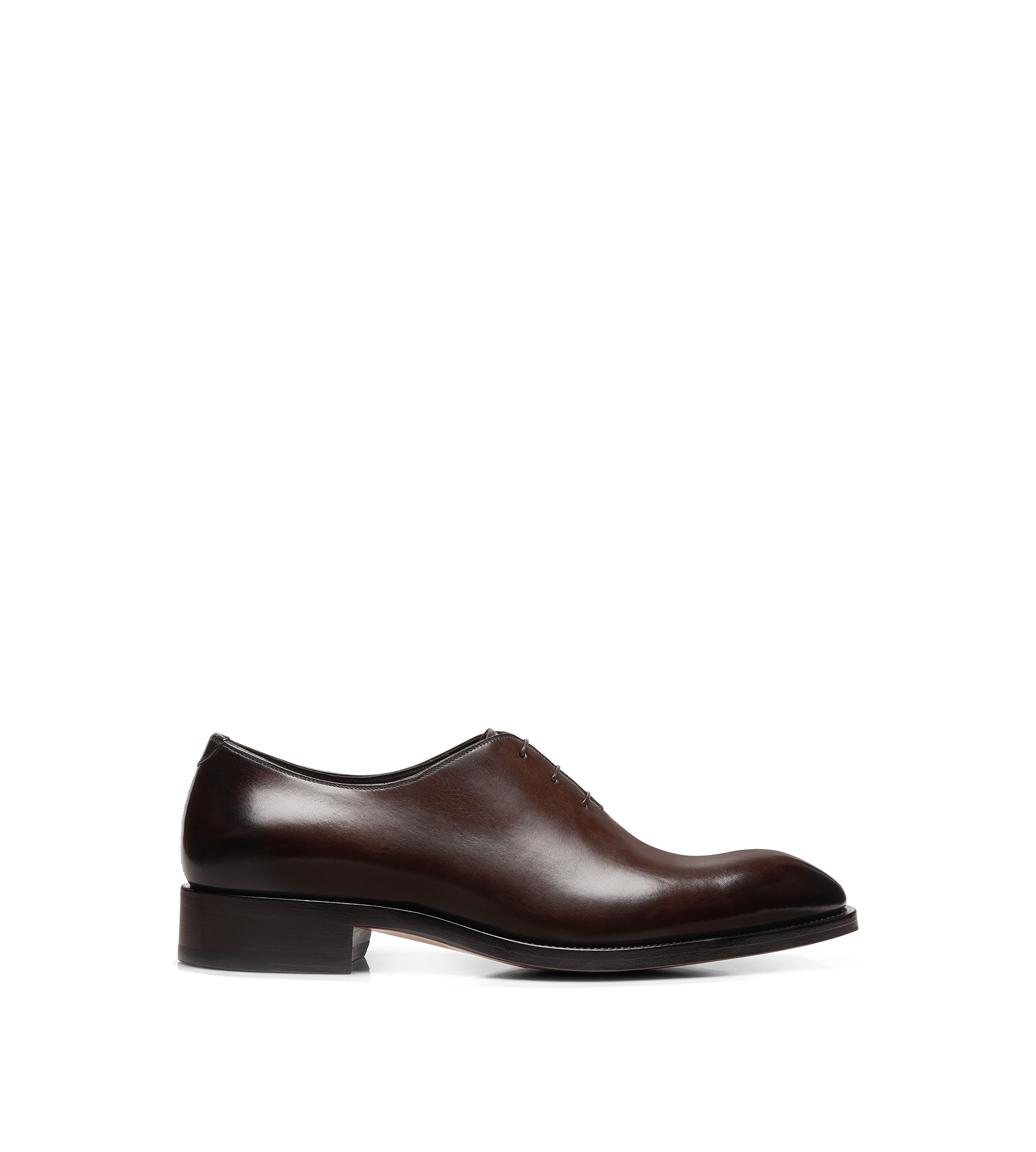 Tom Ford Burnished Leather Whole Cut Lace Up