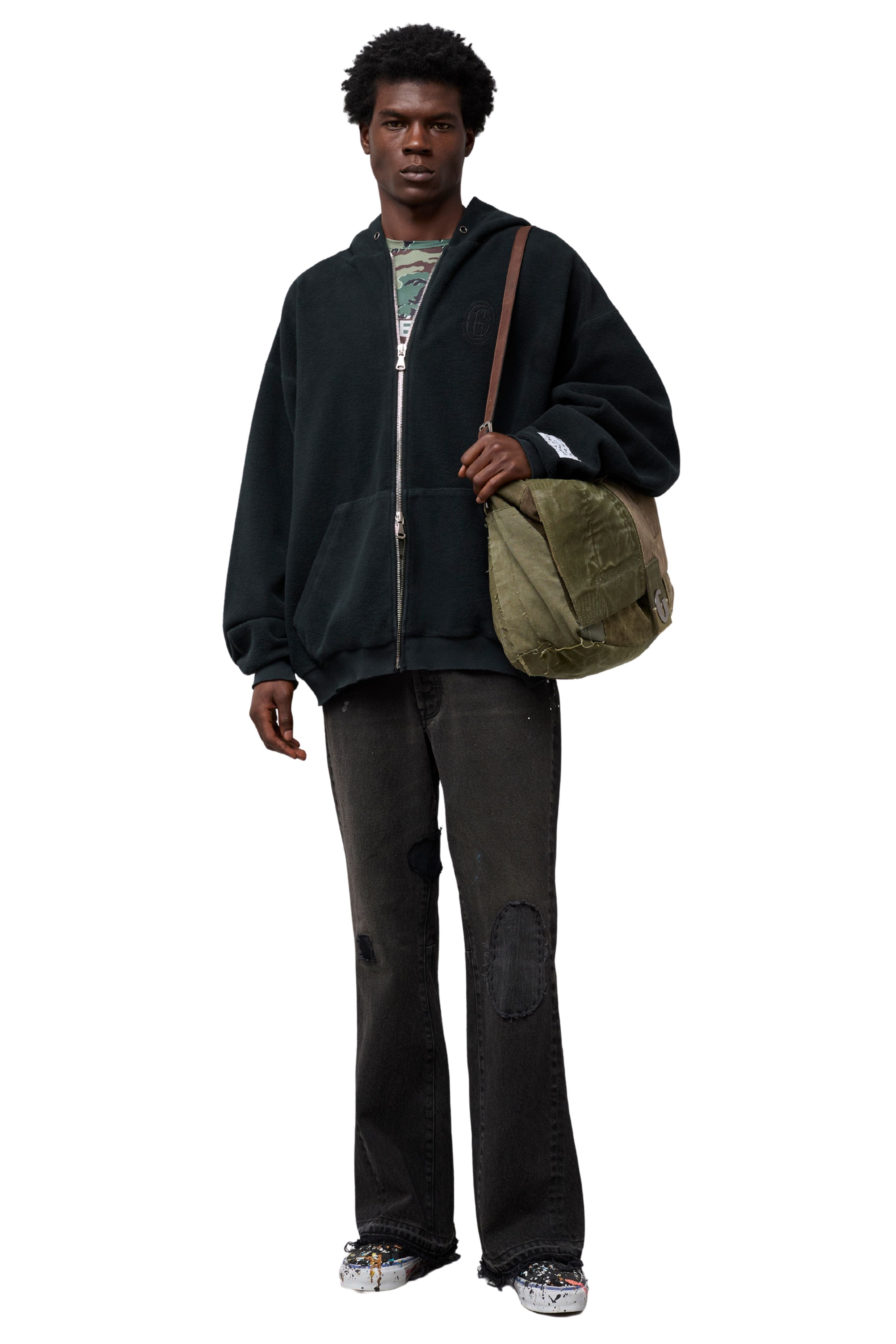 Gallery Dept Deluxe Full Zip Washed Black