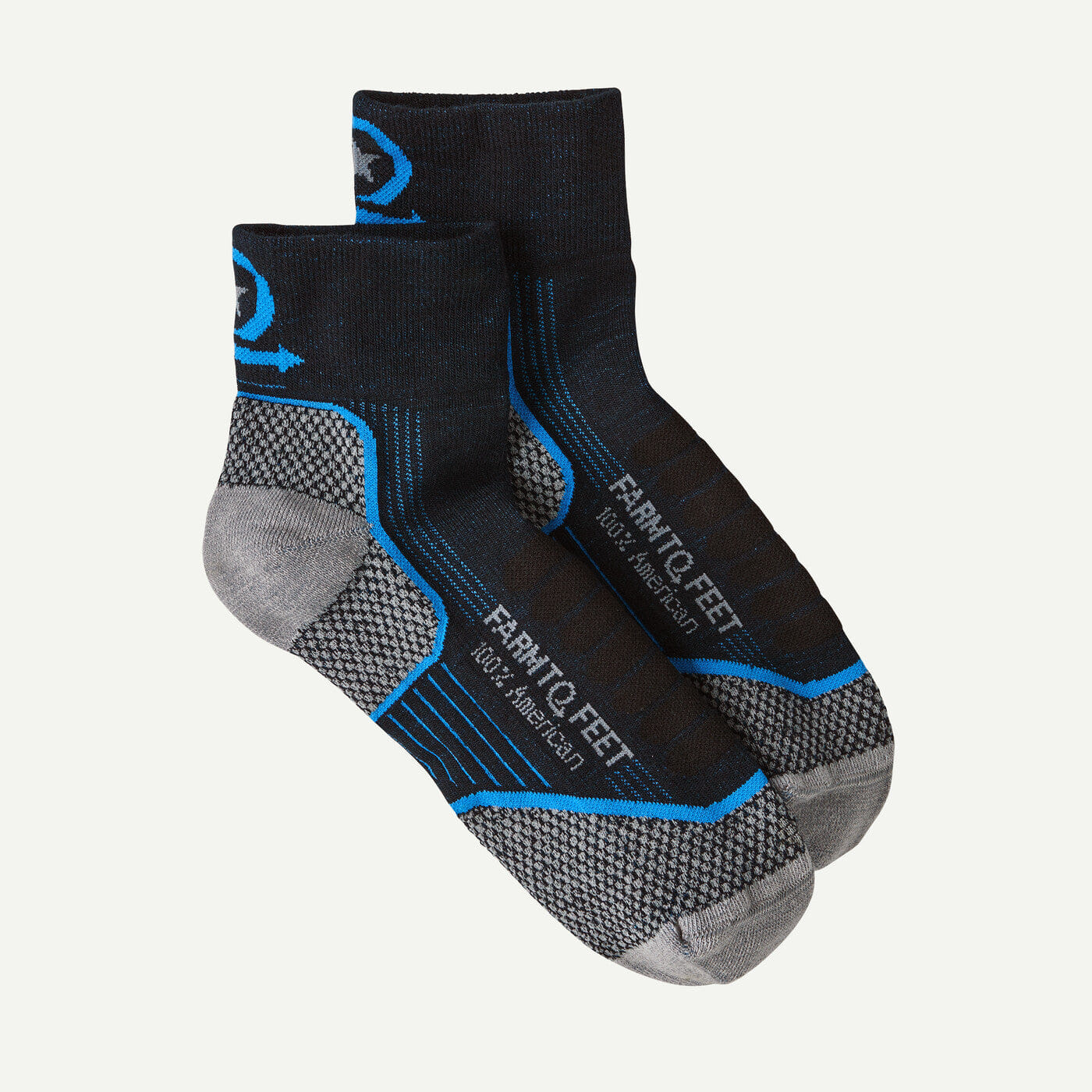 Patagonia Farm To Feet® Damascus Light Targeted Cushion Quarter Socks