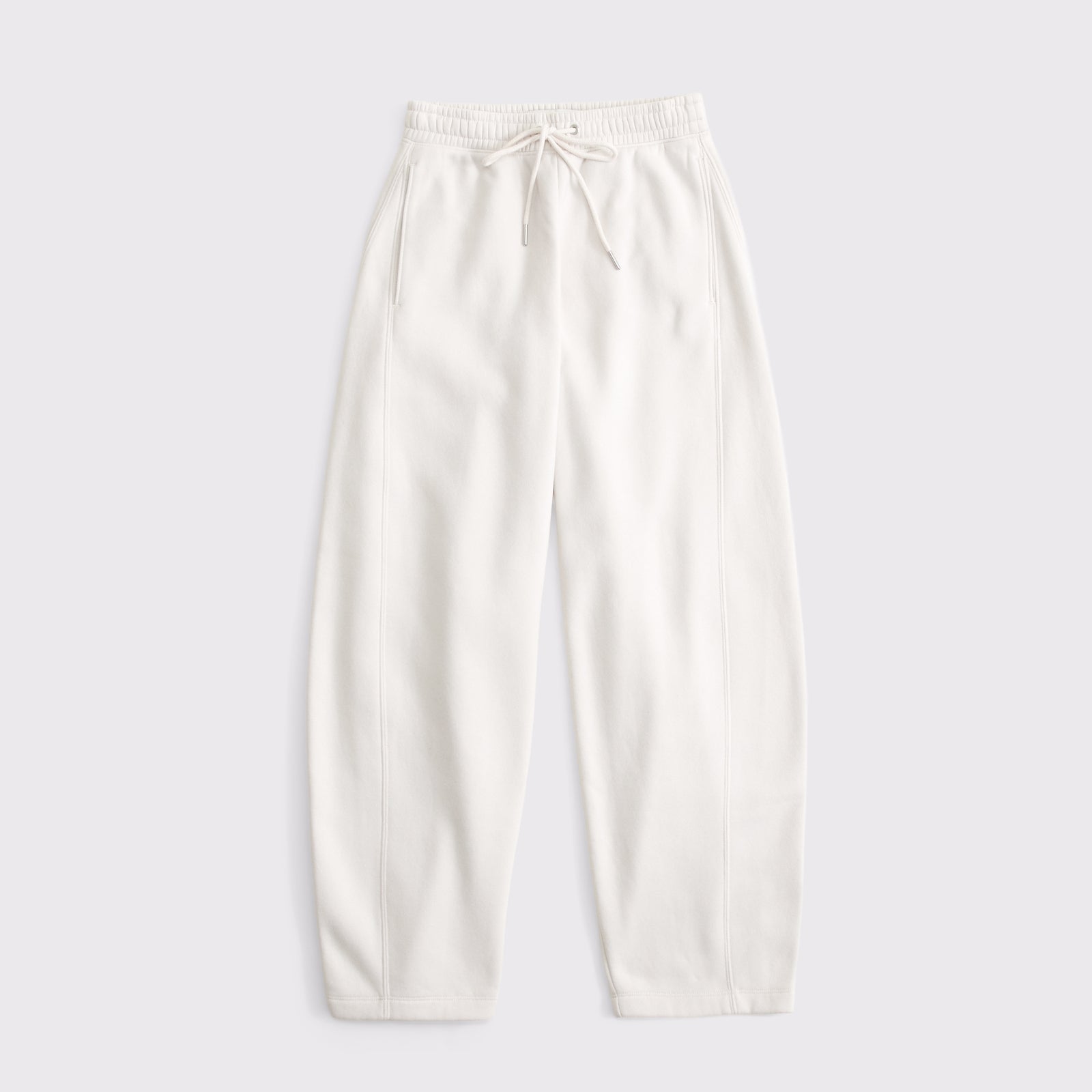 Abercrombie Sunday High Rise Forward Seam Barrel Sweatpant