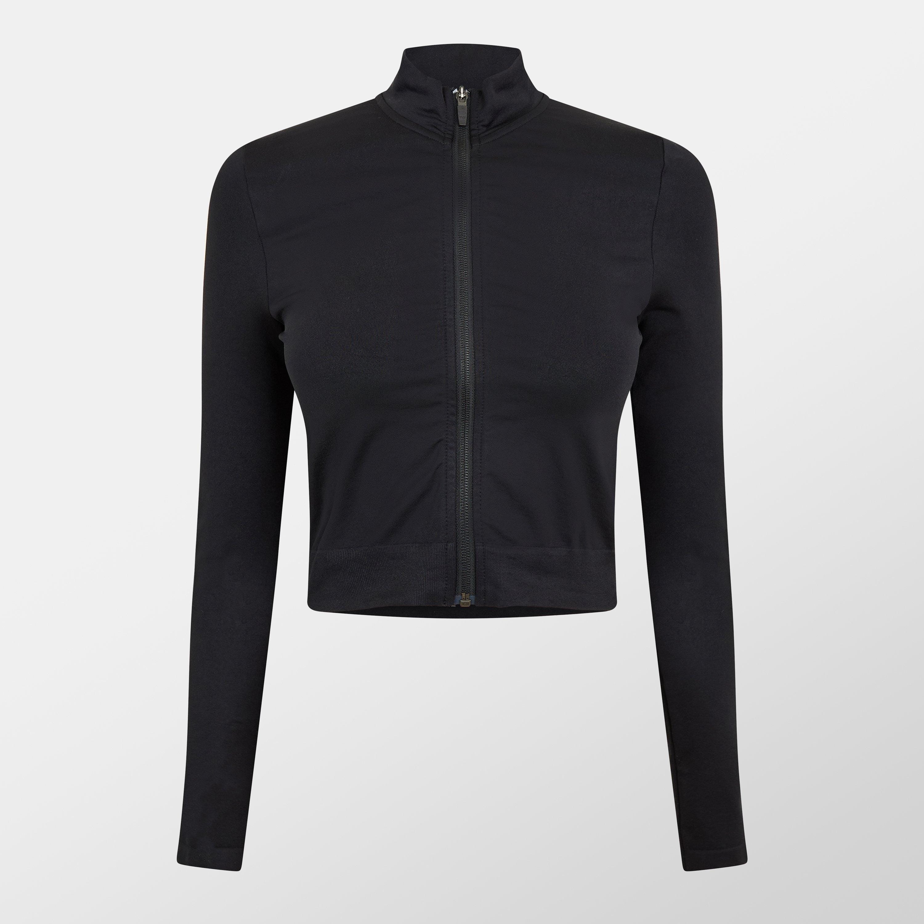 Women's Seamless Zip Jacket, Stylish Design