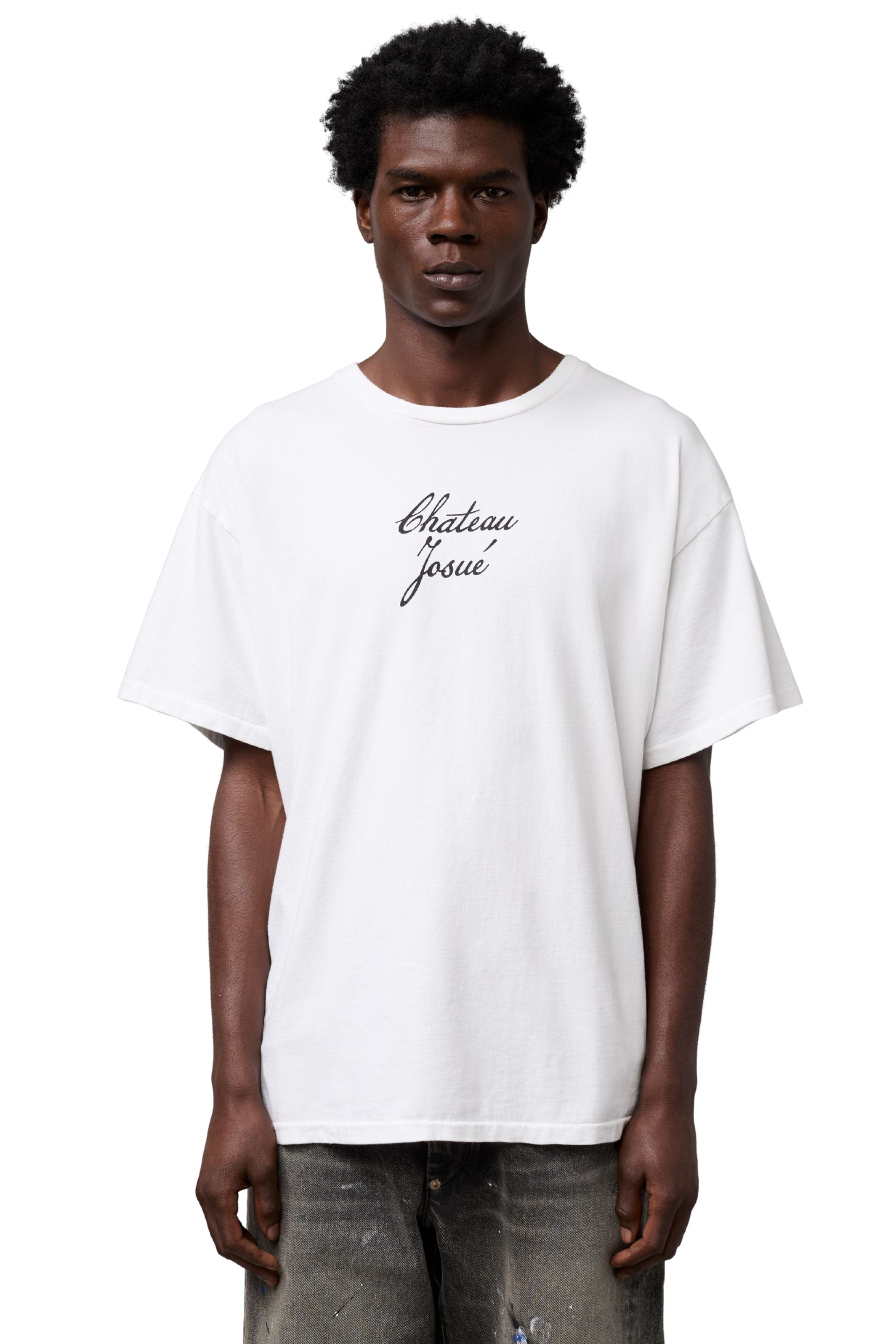 Gallery Dept Chateau Script Tee Clean White