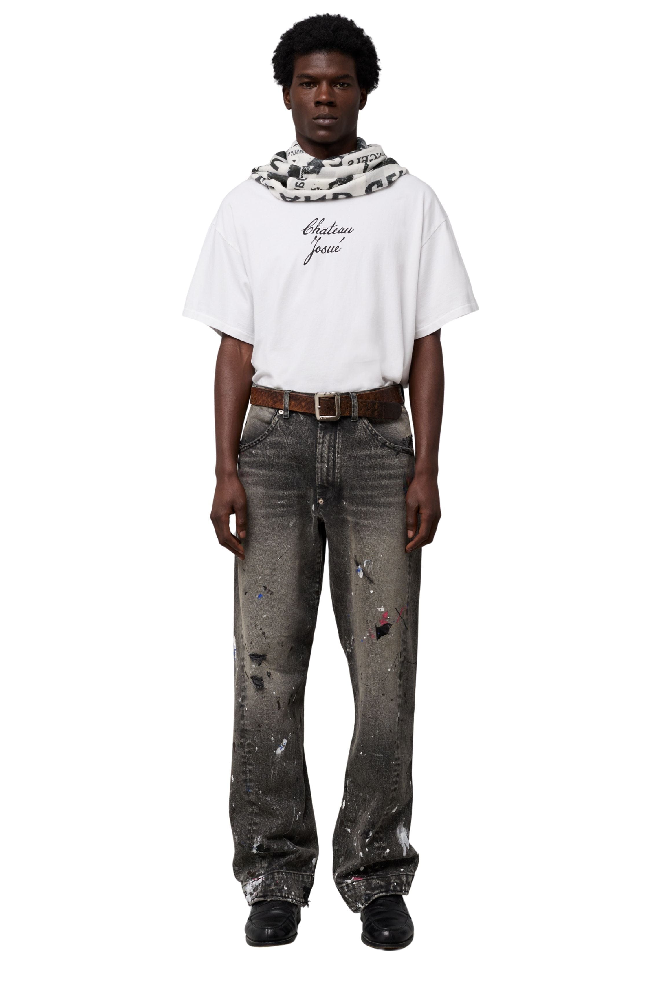 Gallery Dept Chateau Script Tee Clean White