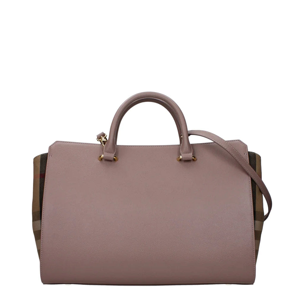 Burberry Leather Weekender Top Handle Shoulder Bag