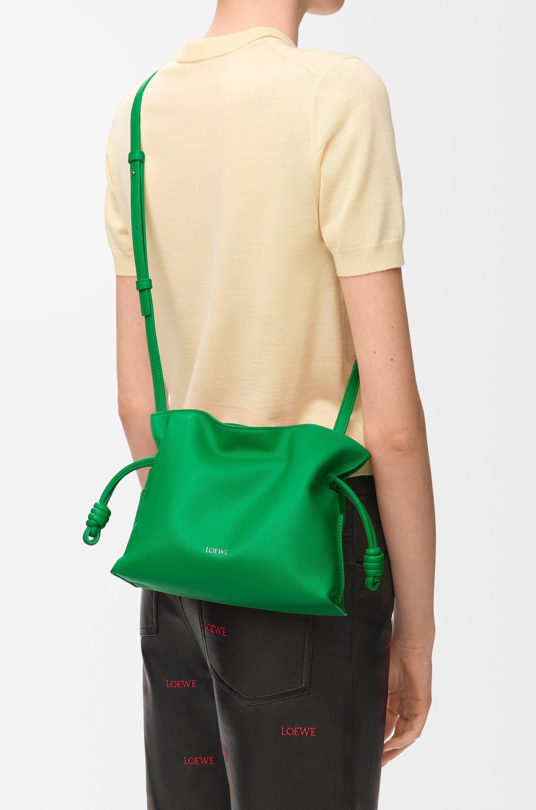 Loewe Mini Flamenco clutch in nappa calfskin