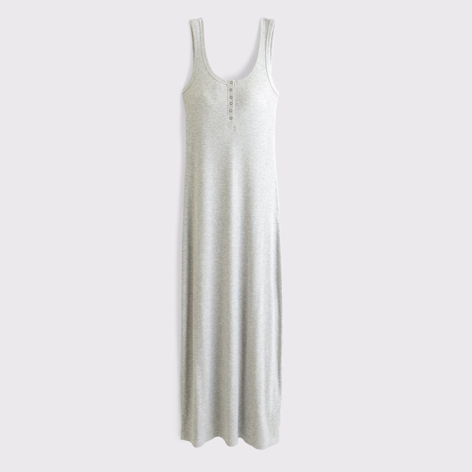 Abercrombie Scoopneck Button-Up Knit Midi Dress