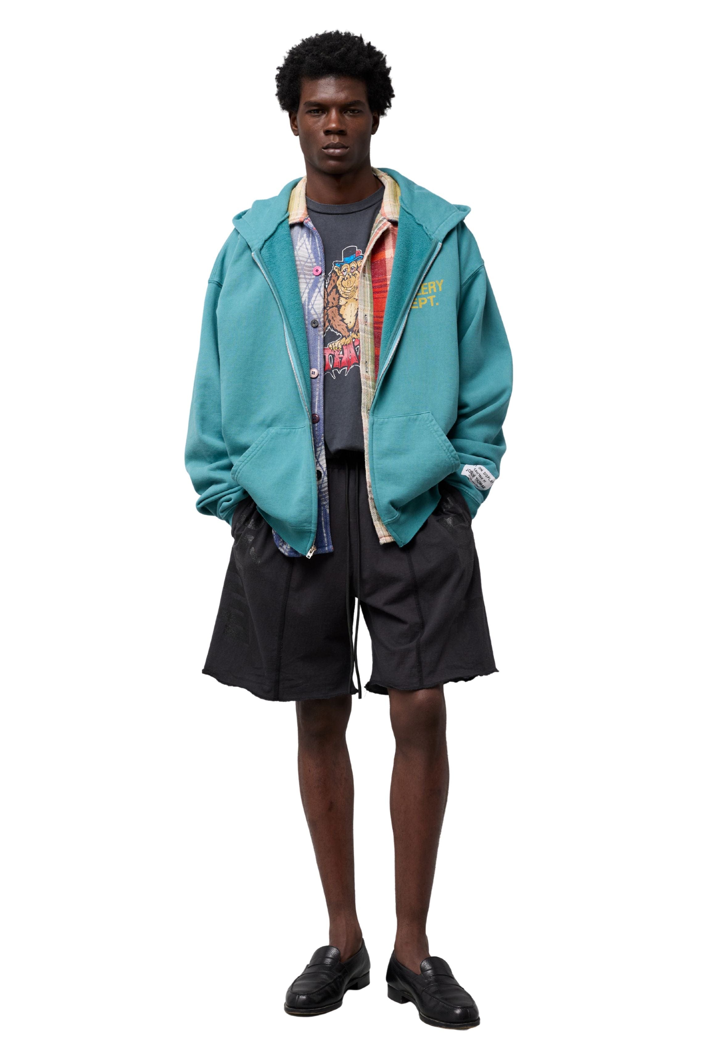 Gallery Dept 90'S Full Zip Vintage Teal