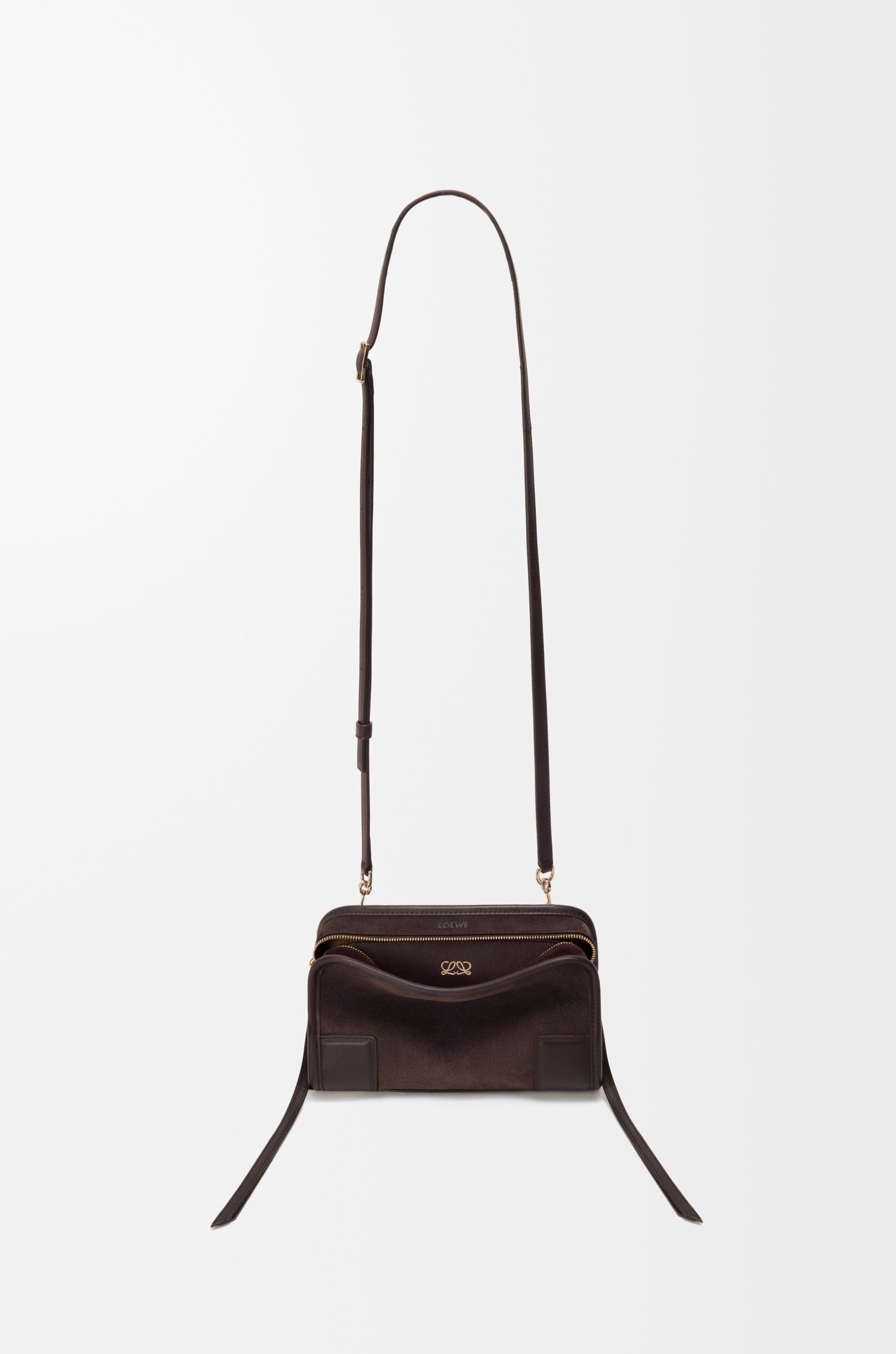 Loewe Mini Amazona 180 bag in suede