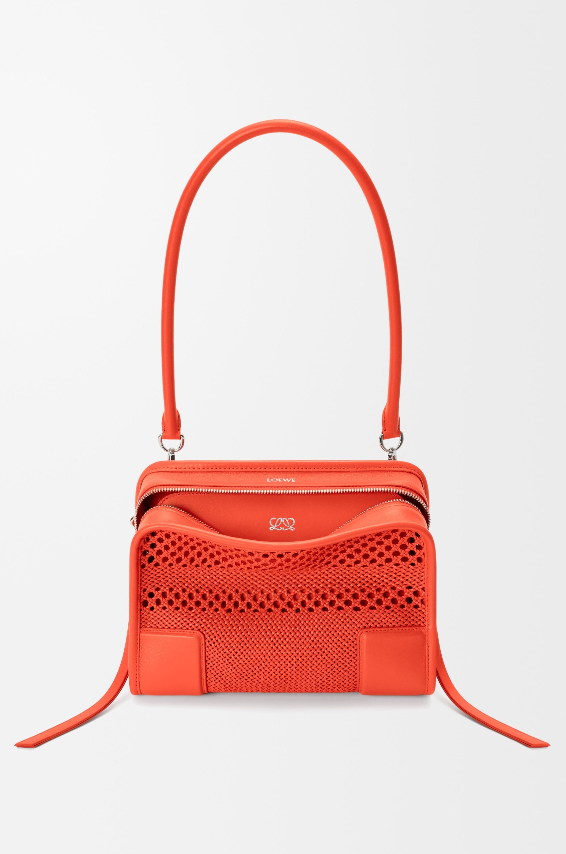 Loewe Small Amazona 180 bag in woven calfskin