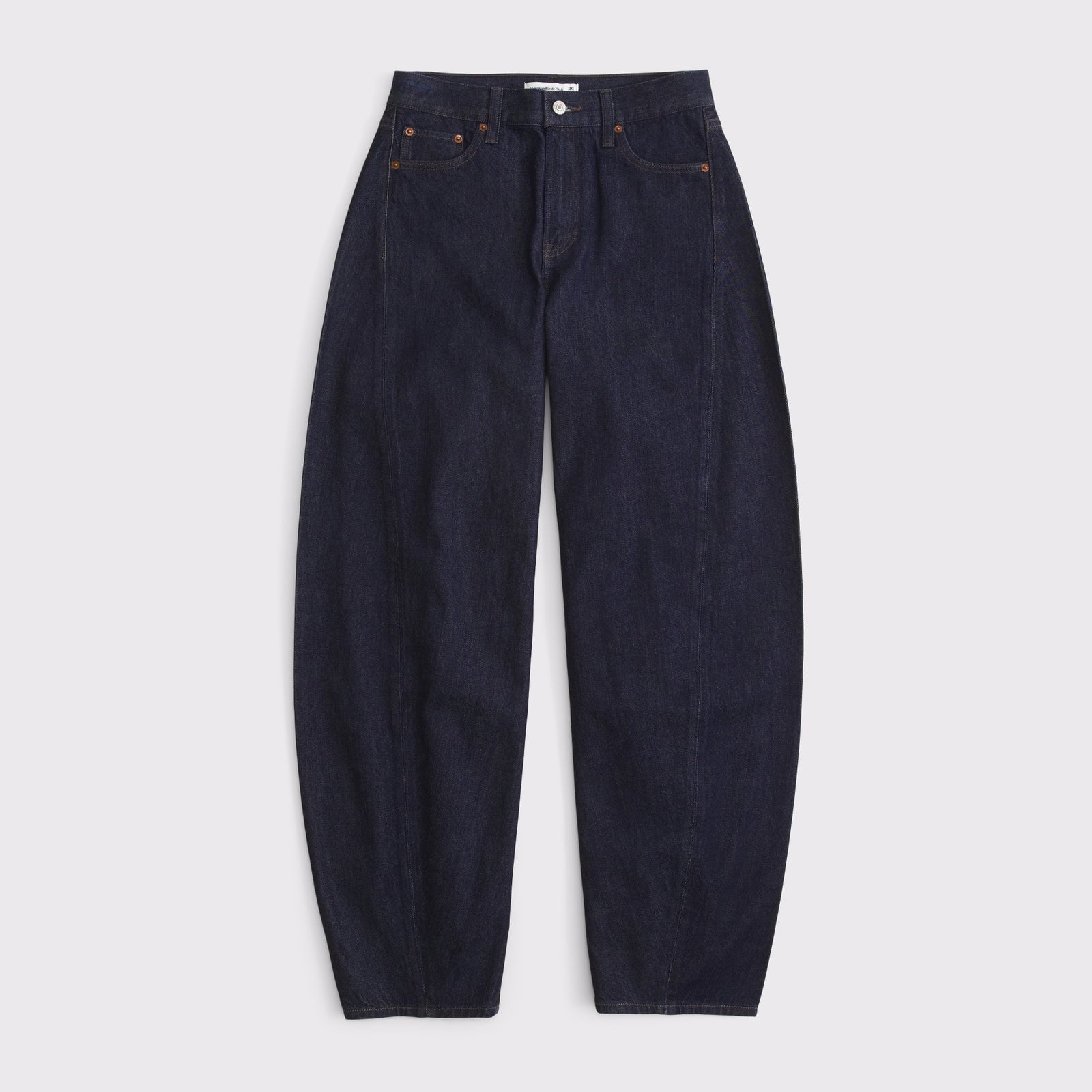 Abercrombie Curve Love High Rise Ultra Barrel Jean