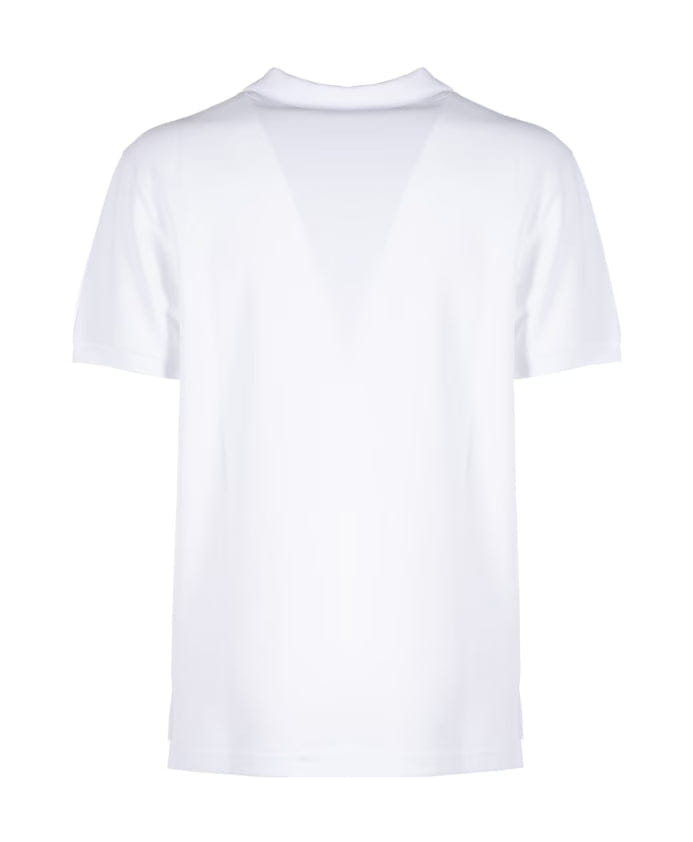 Moschino White Double Smile Polo T-shirt