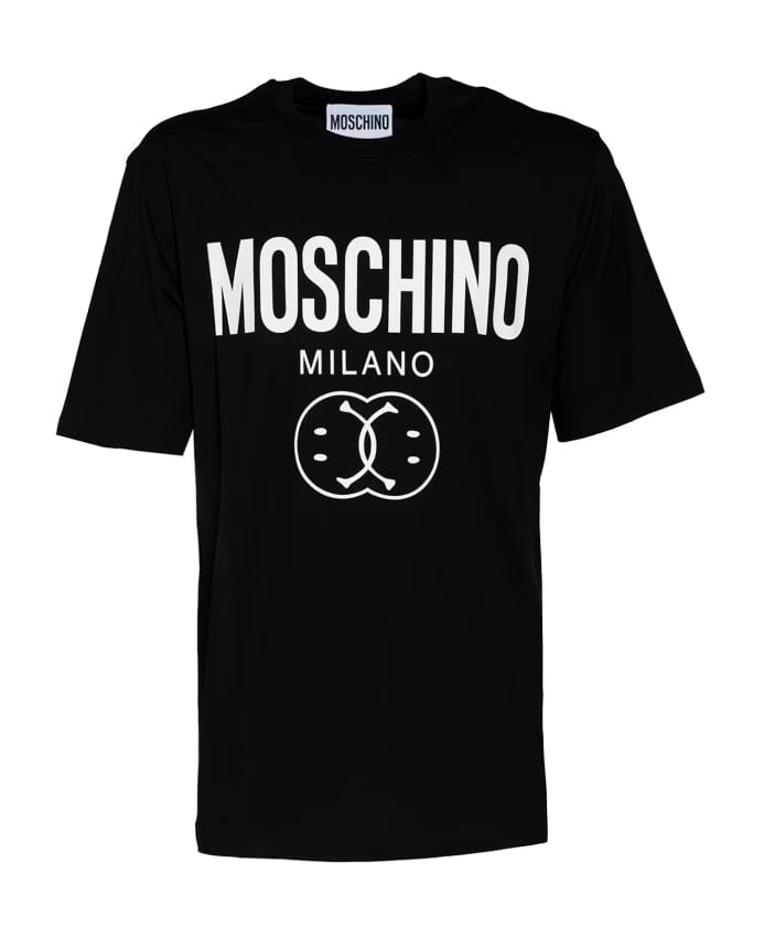 Moschino Two Smile T-Shirt Black White